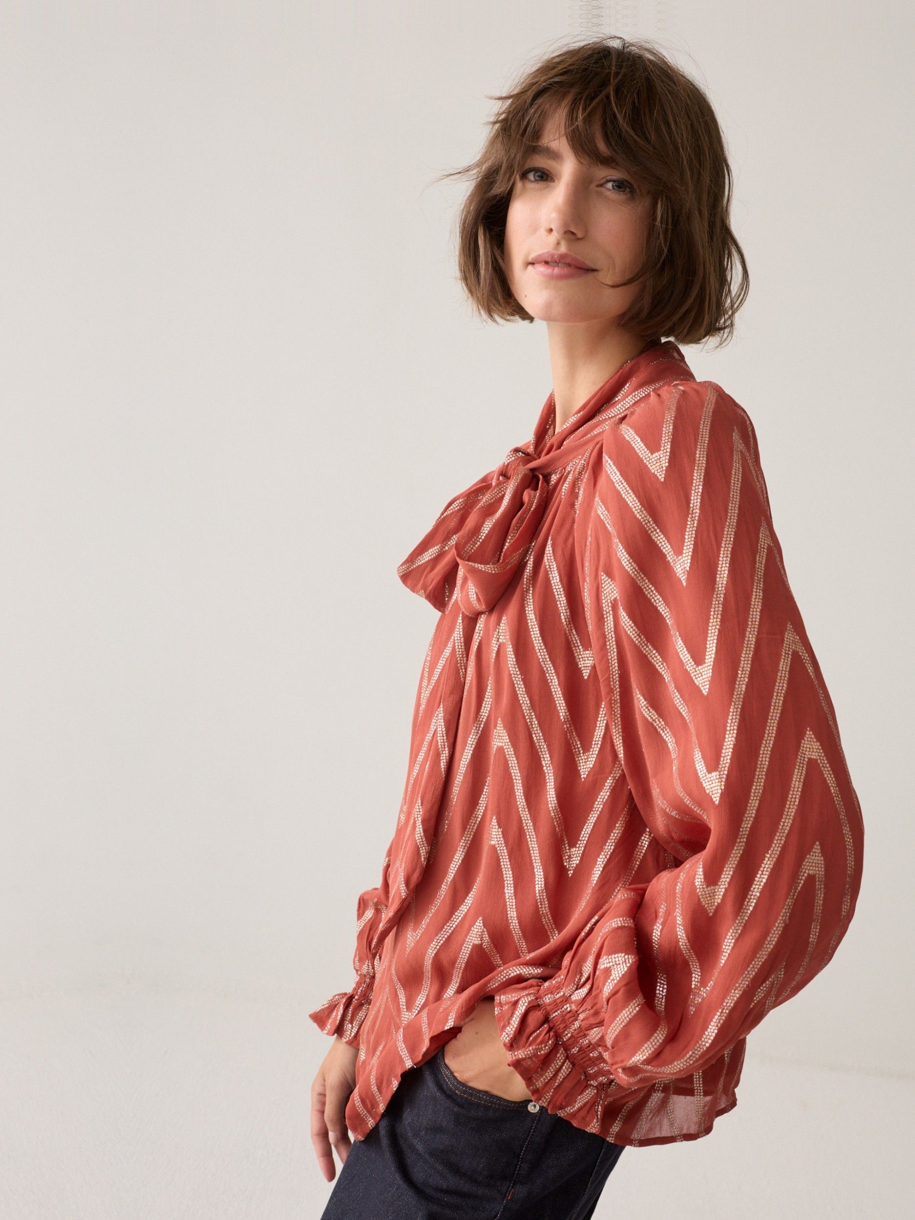 SUMMUM - BLOUSE - Oranje