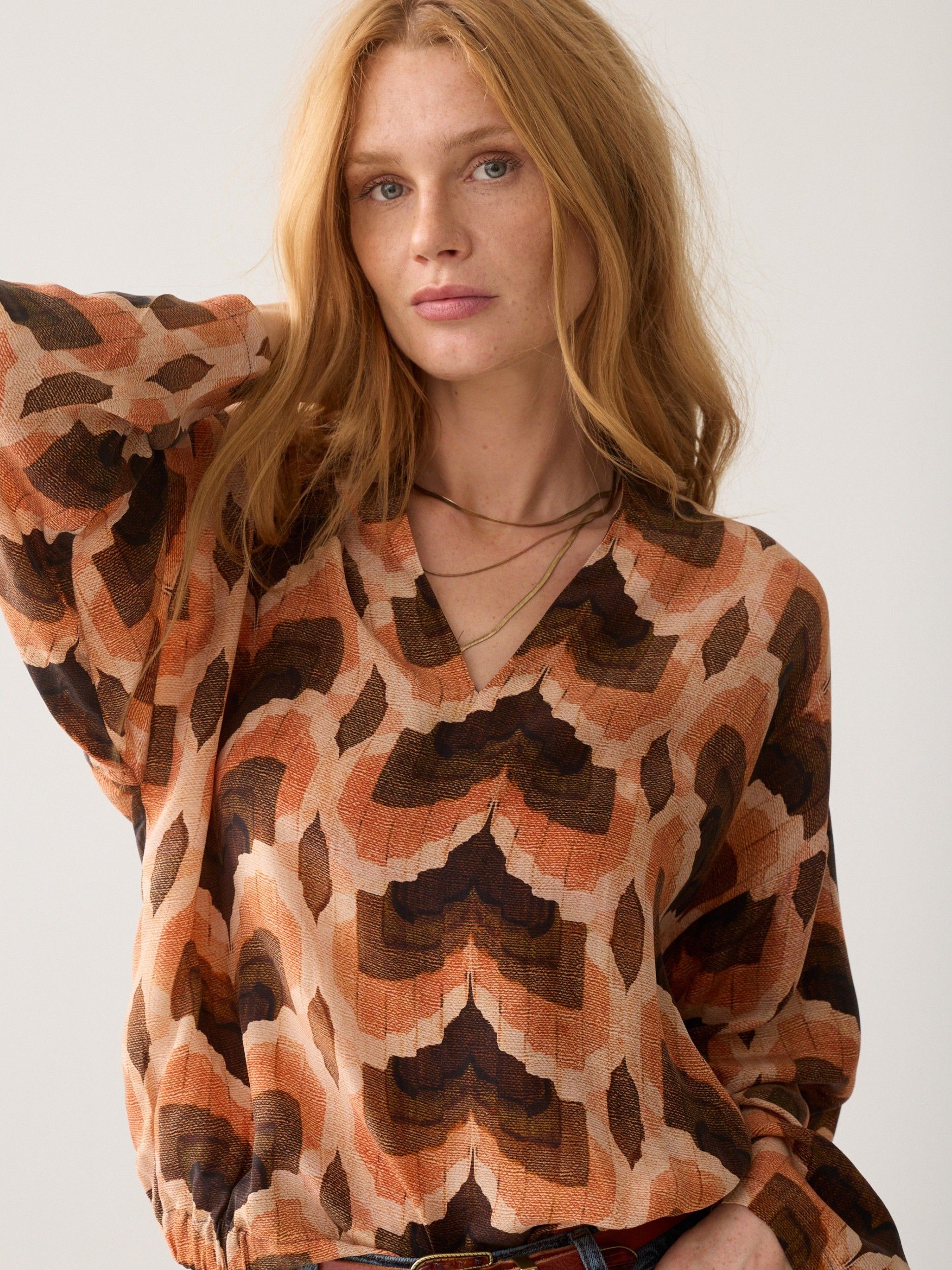 SUMMUM - BLOUSE - Oranje
