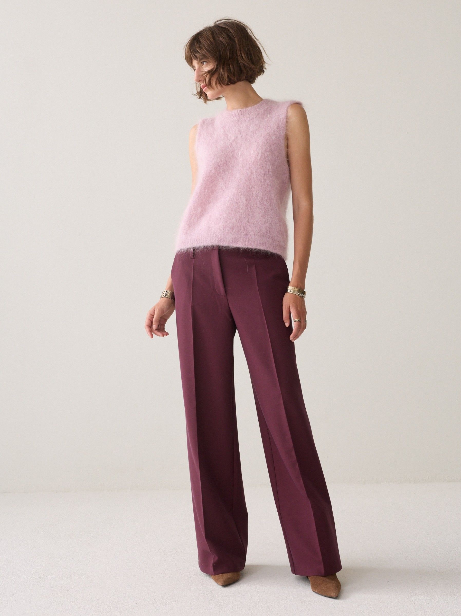 SUMMUM - BROEK - Rood