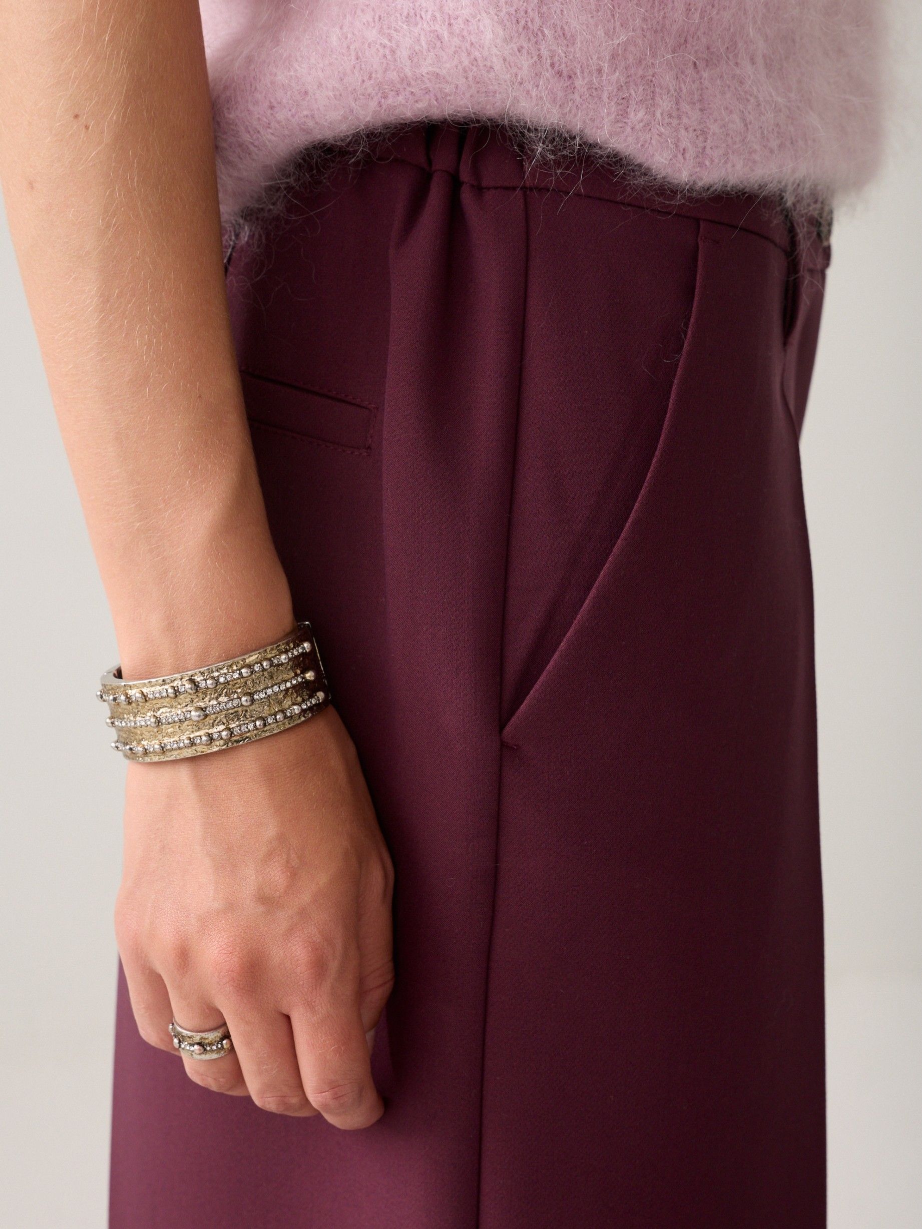 SUMMUM - BROEK - Rood