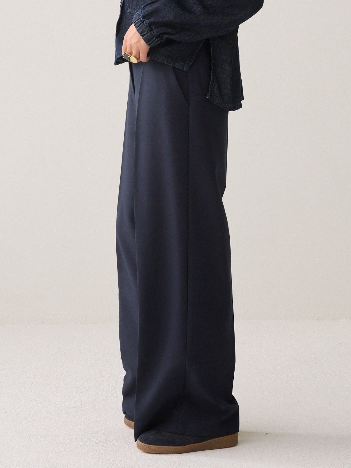 SUMMUM - BROEK - Blauw