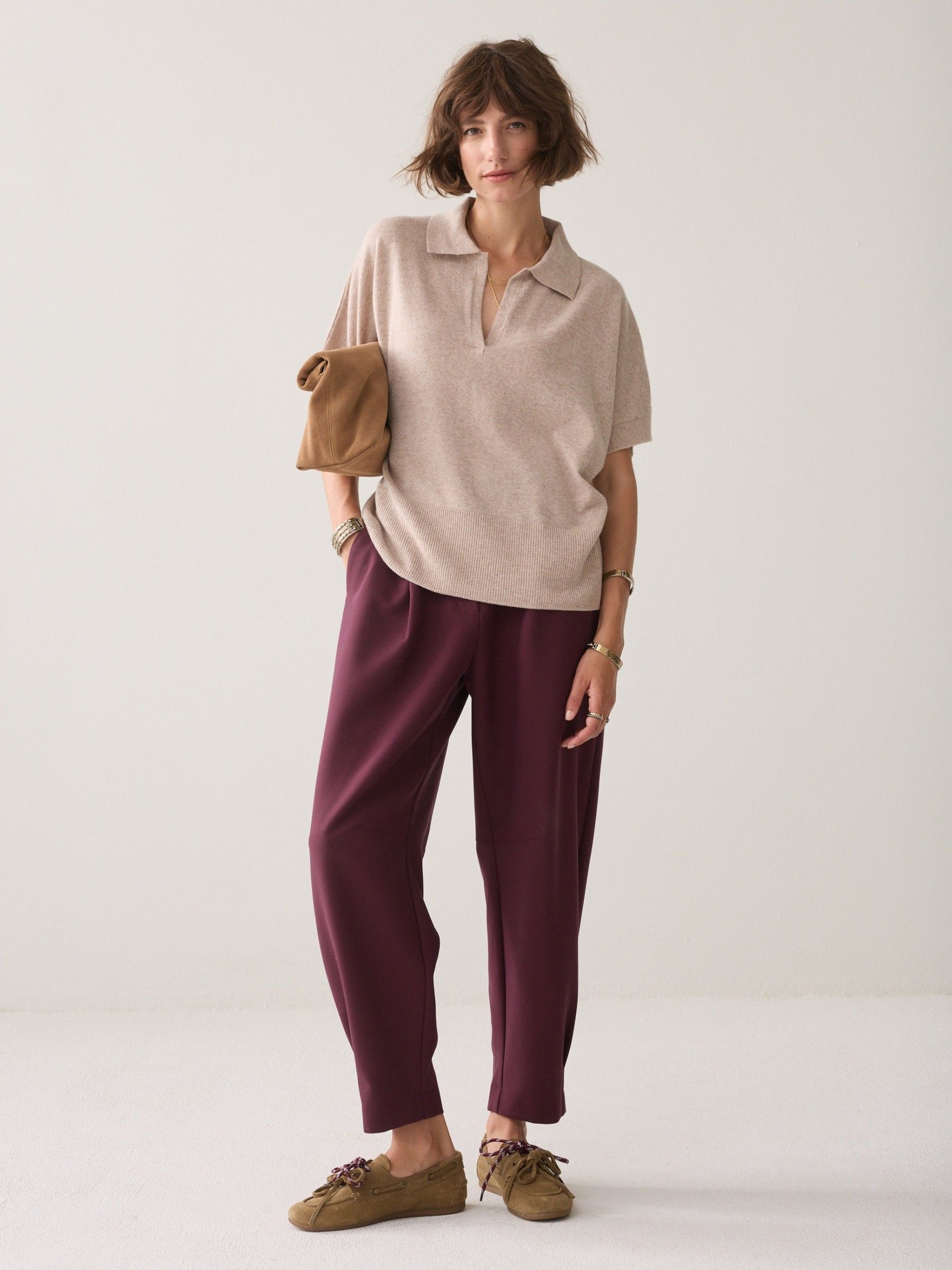 SUMMUM - BROEK - Rood