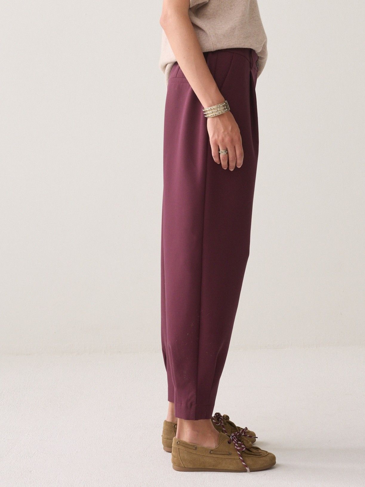 SUMMUM - BROEK - Rood