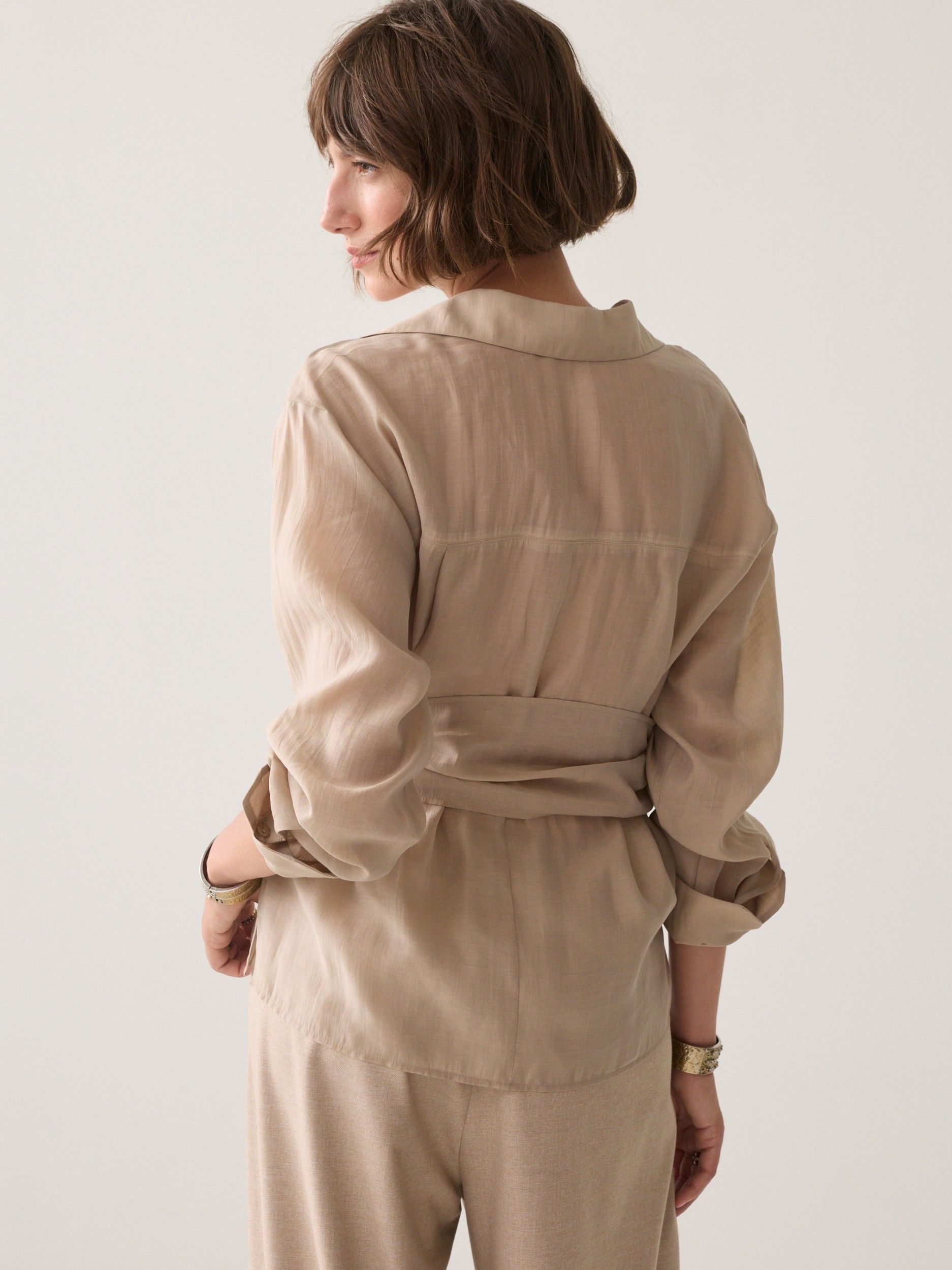 SUMMUM - SHIRT - Beige