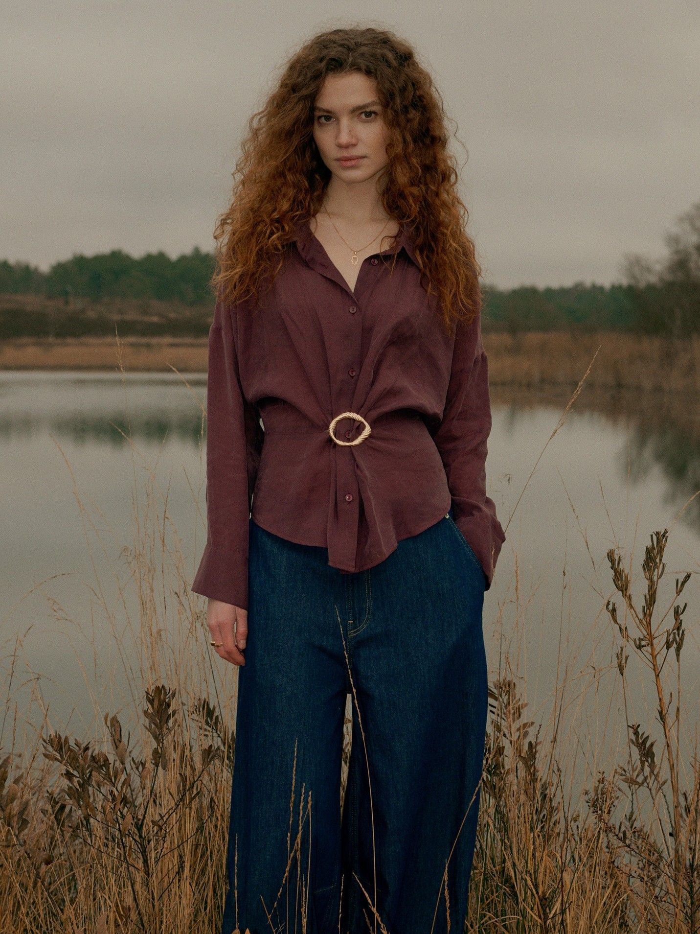 SUMMUM - BLOUSE - Rood