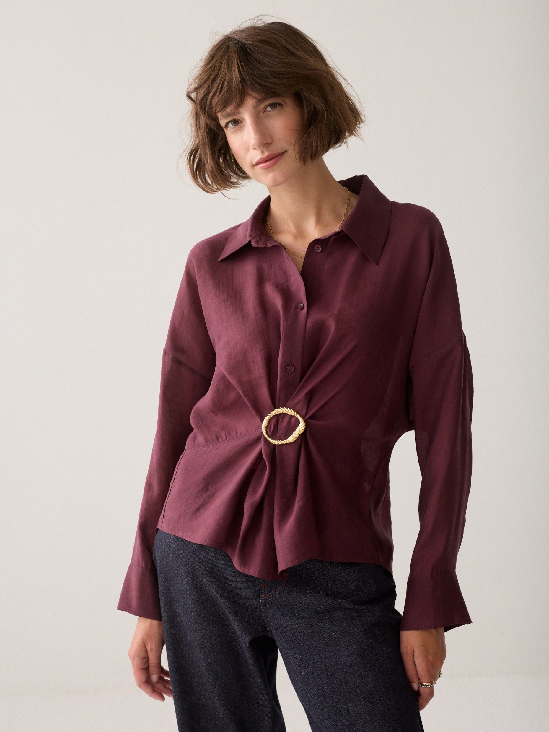 SUMMUM - BLOUSE - Rood