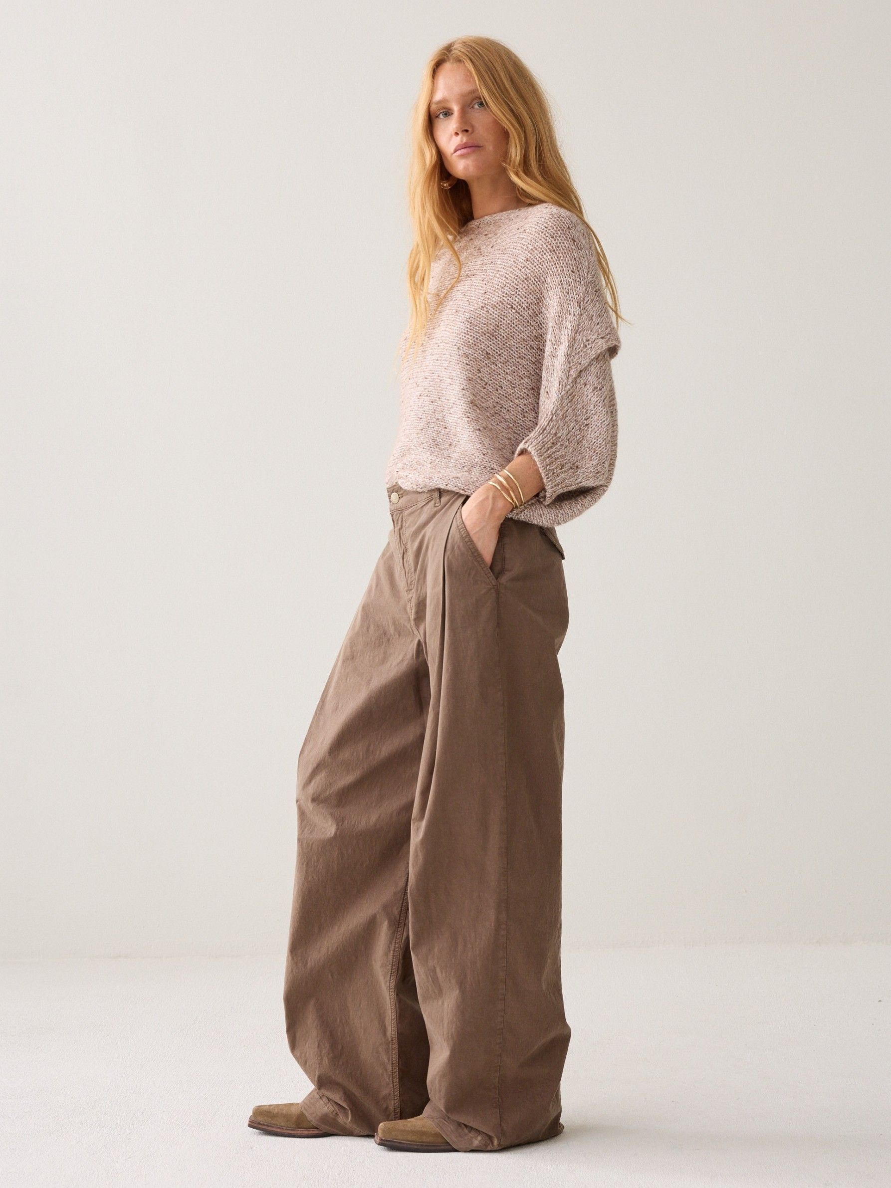 SUMMUM - BROEK - Bruin