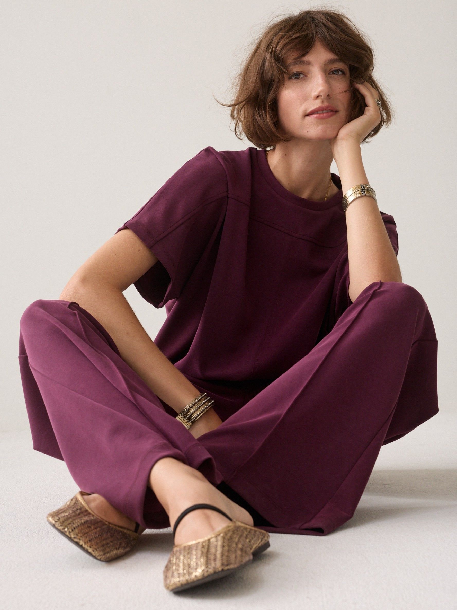 SUMMUM - BROEK - Rood