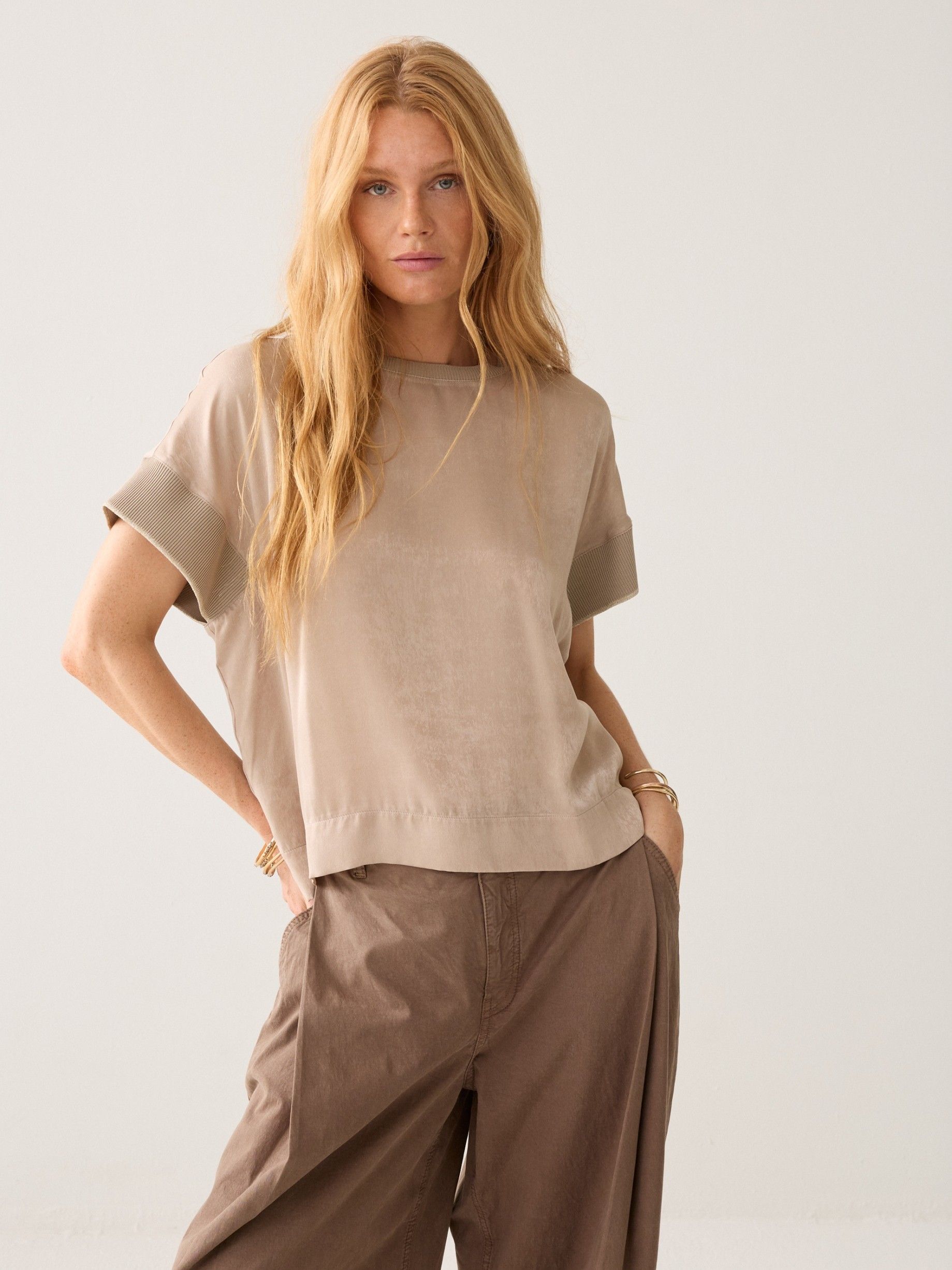 SUMMUM - SHIRT - Beige