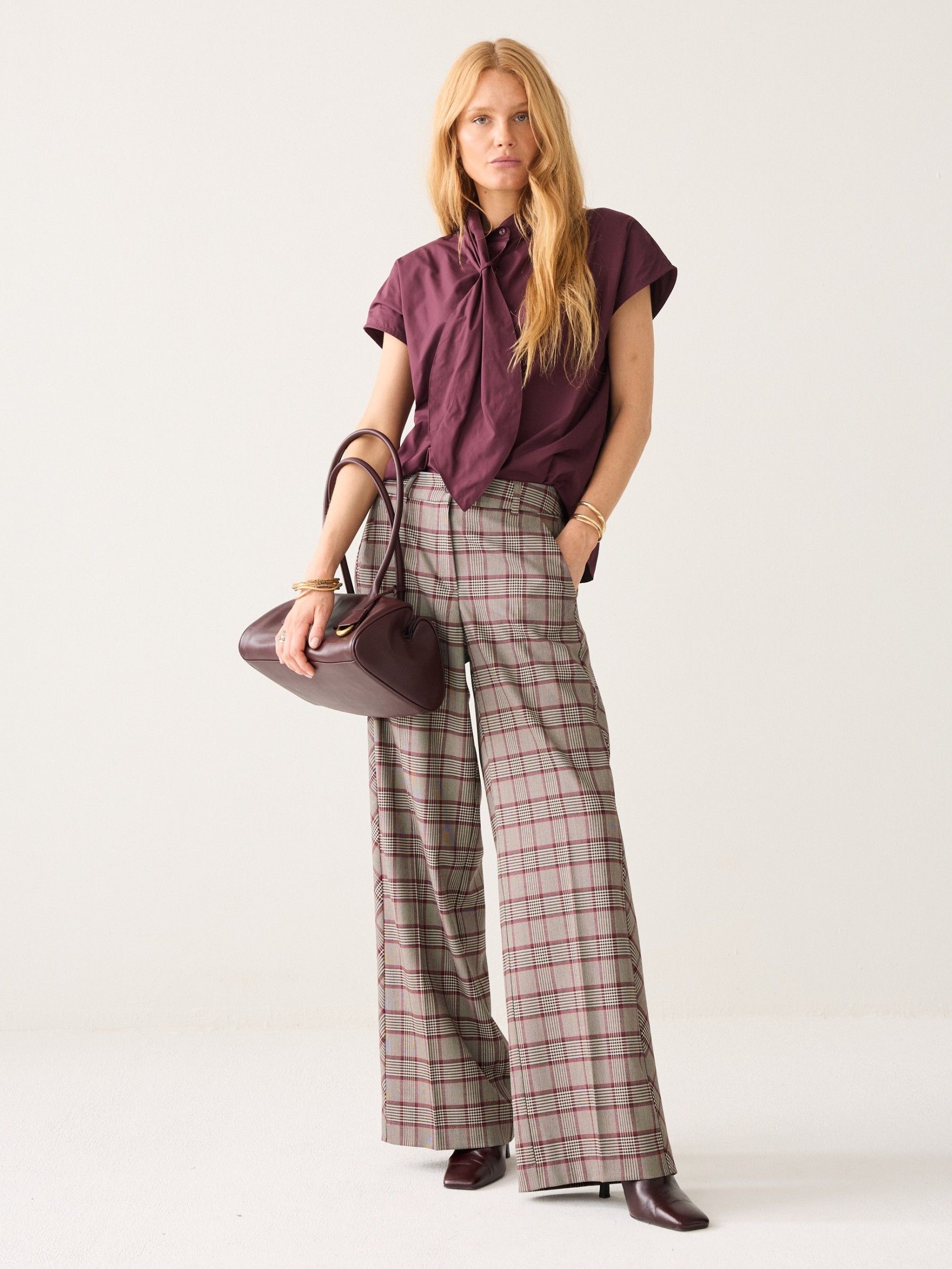 SUMMUM - BROEK - Rood