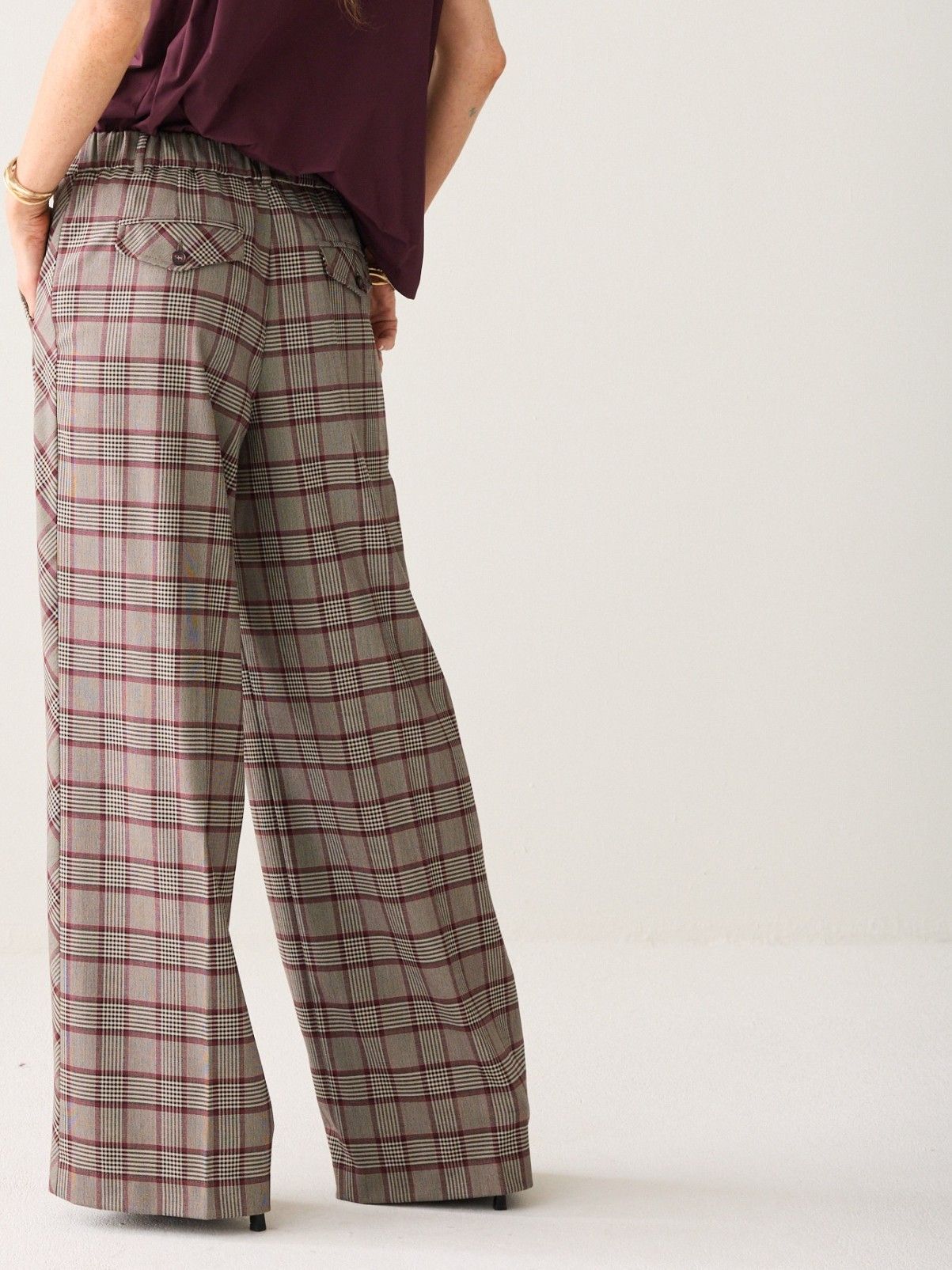SUMMUM - BROEK - Rood
