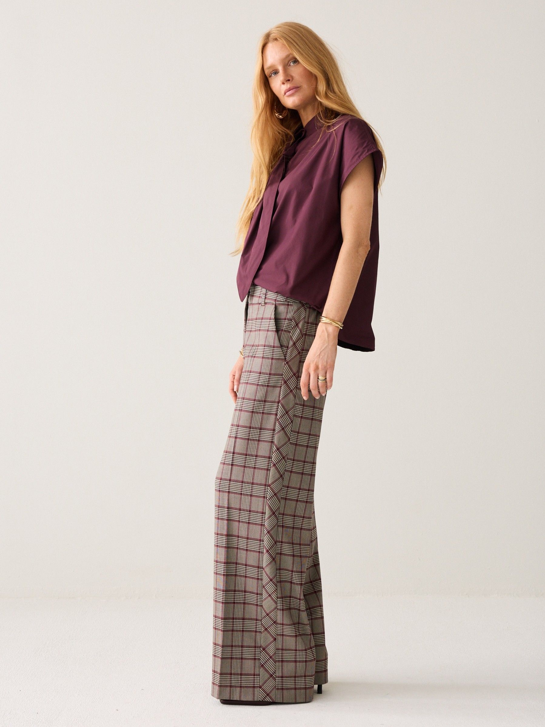 SUMMUM - BROEK - Rood