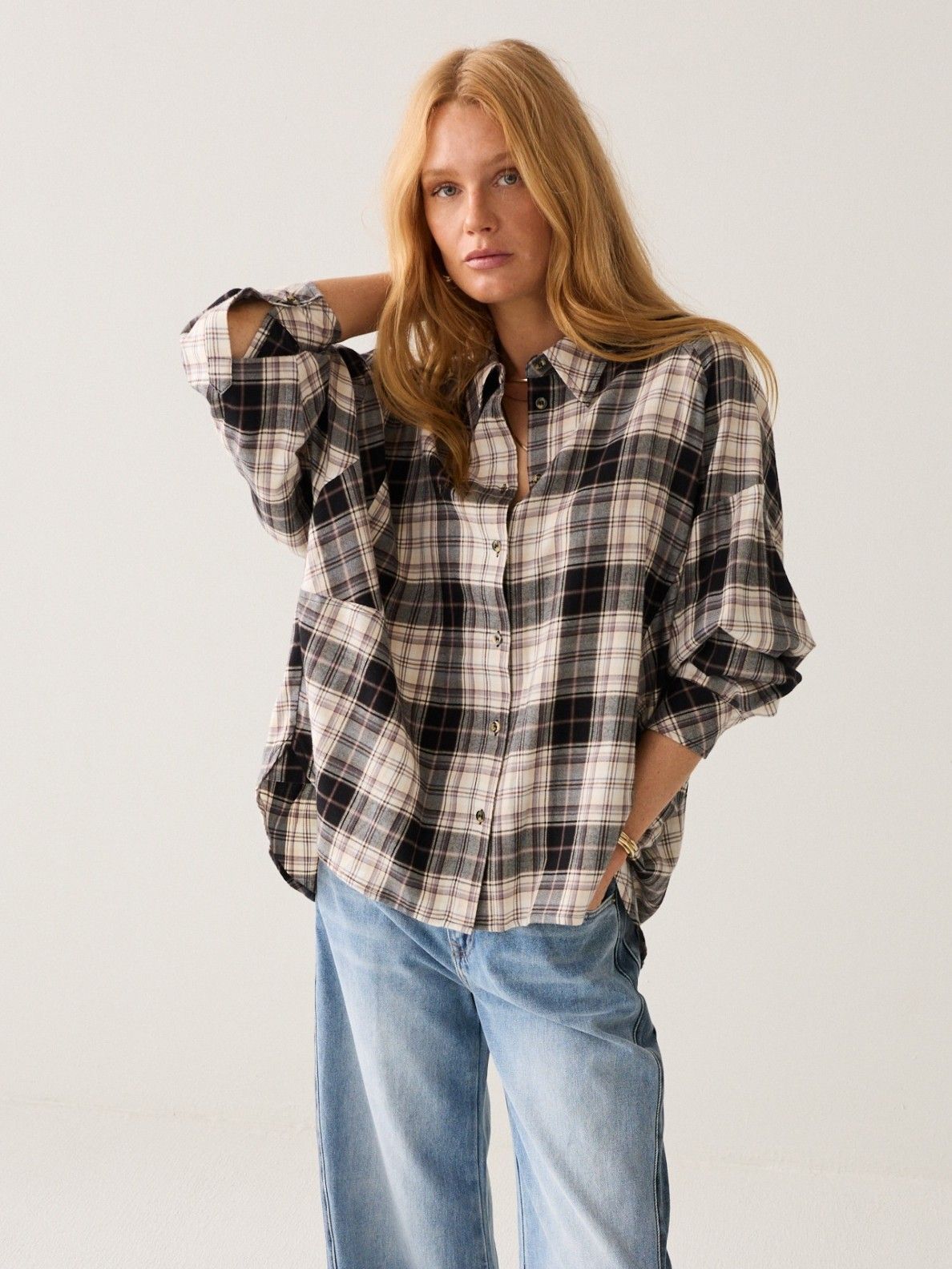 SUMMUM - BLOUSE - Zwart
