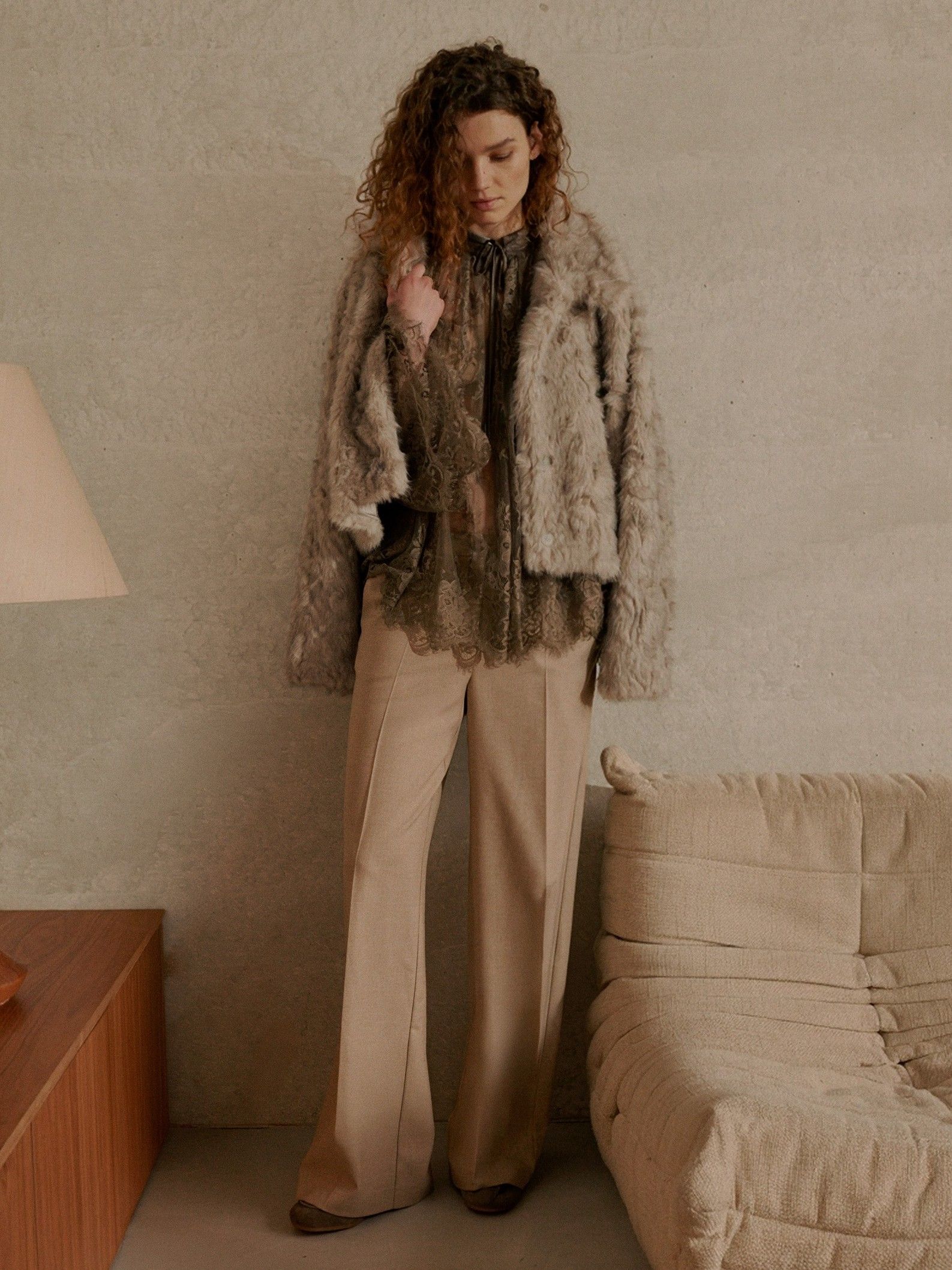 SUMMUM - BROEK - Beige