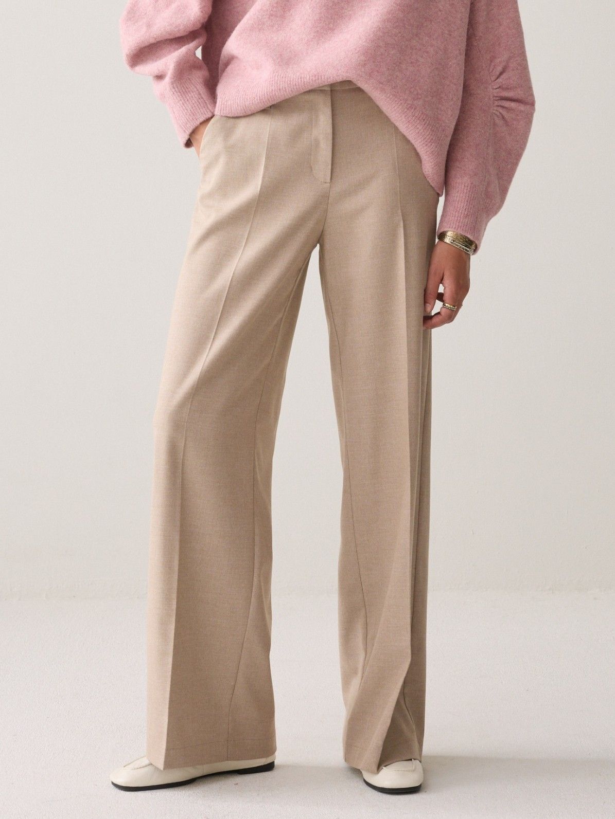 SUMMUM - BROEK - Beige