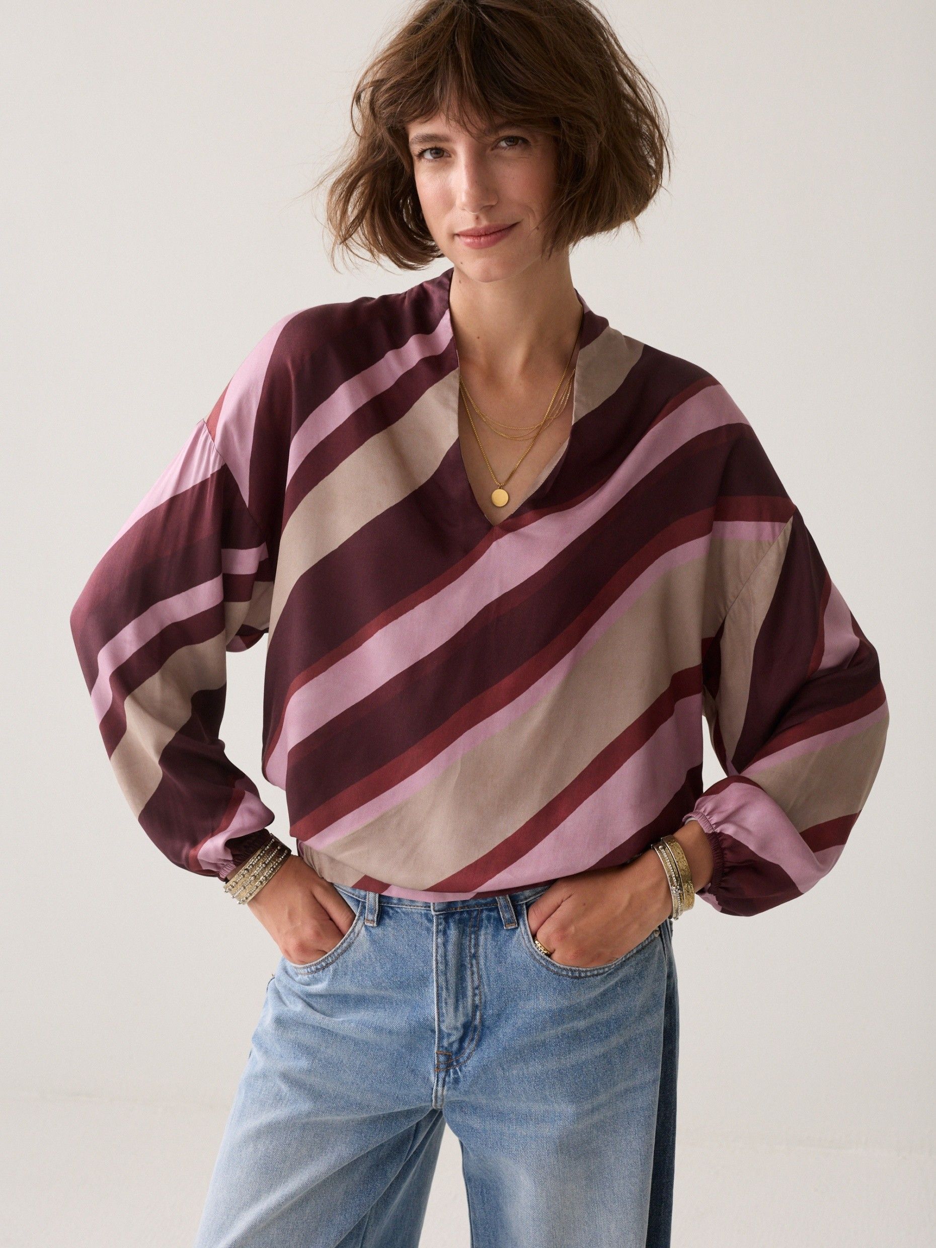 SUMMUM - BLOUSE - Roze