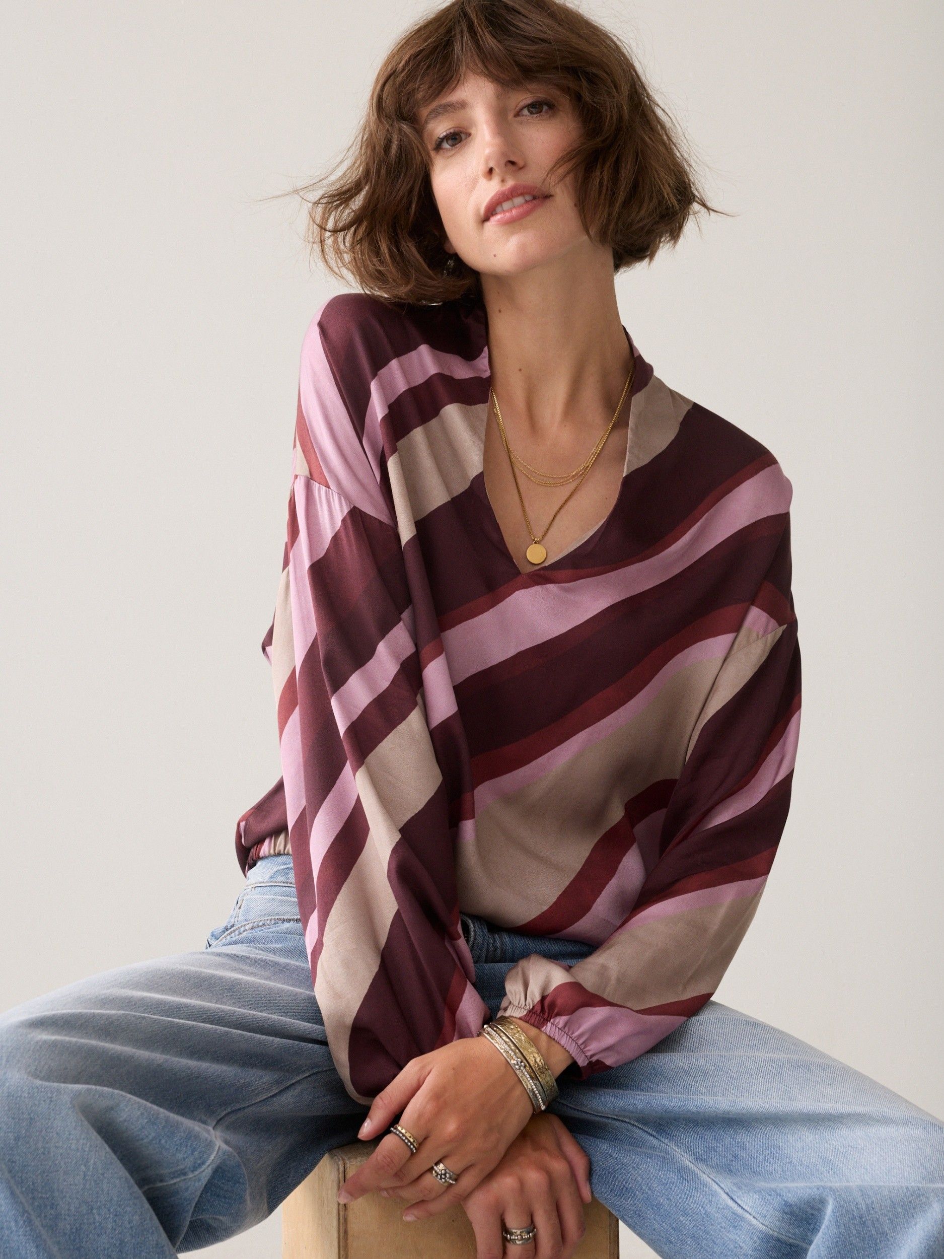 SUMMUM - BLOUSE - Roze