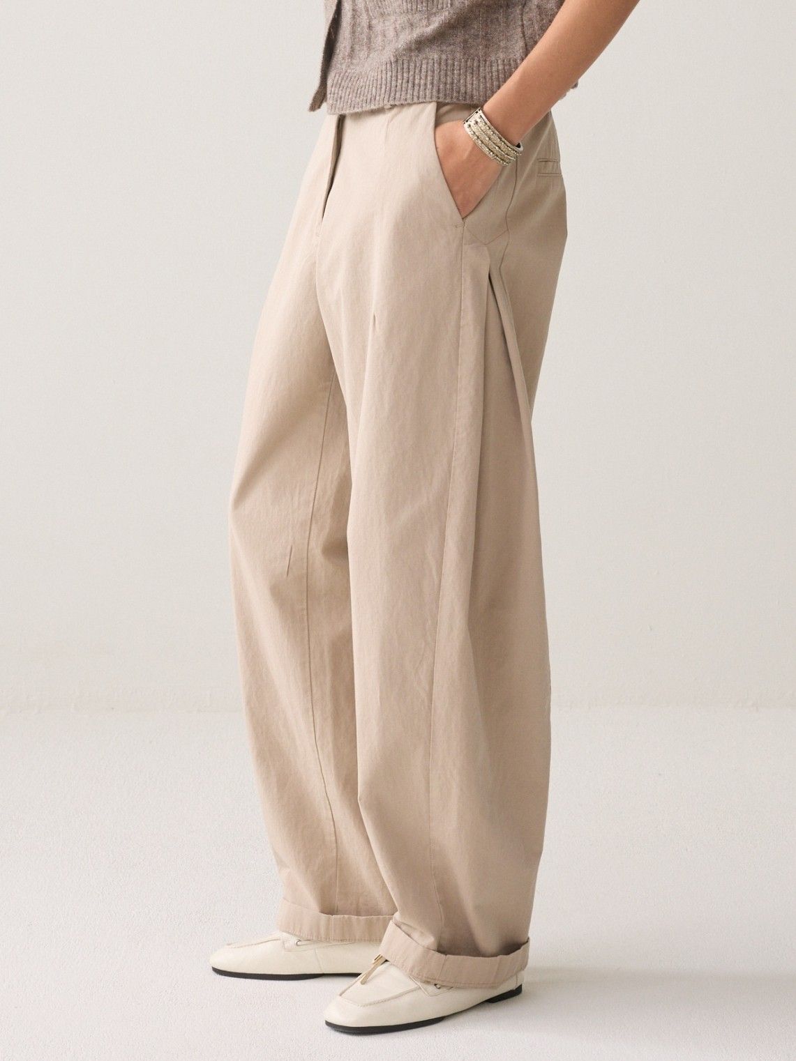 SUMMUM - BROEK - Beige