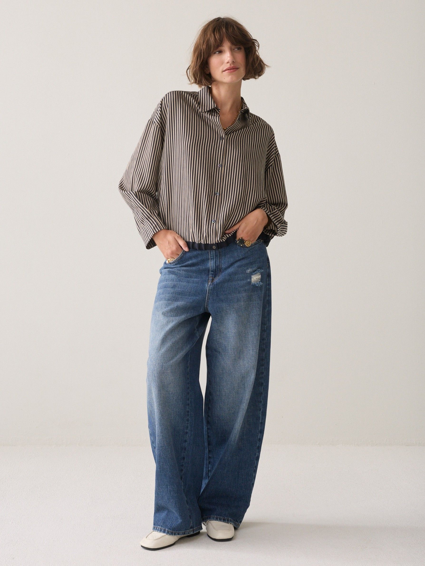 SUMMUM - BLOUSE - Blauw