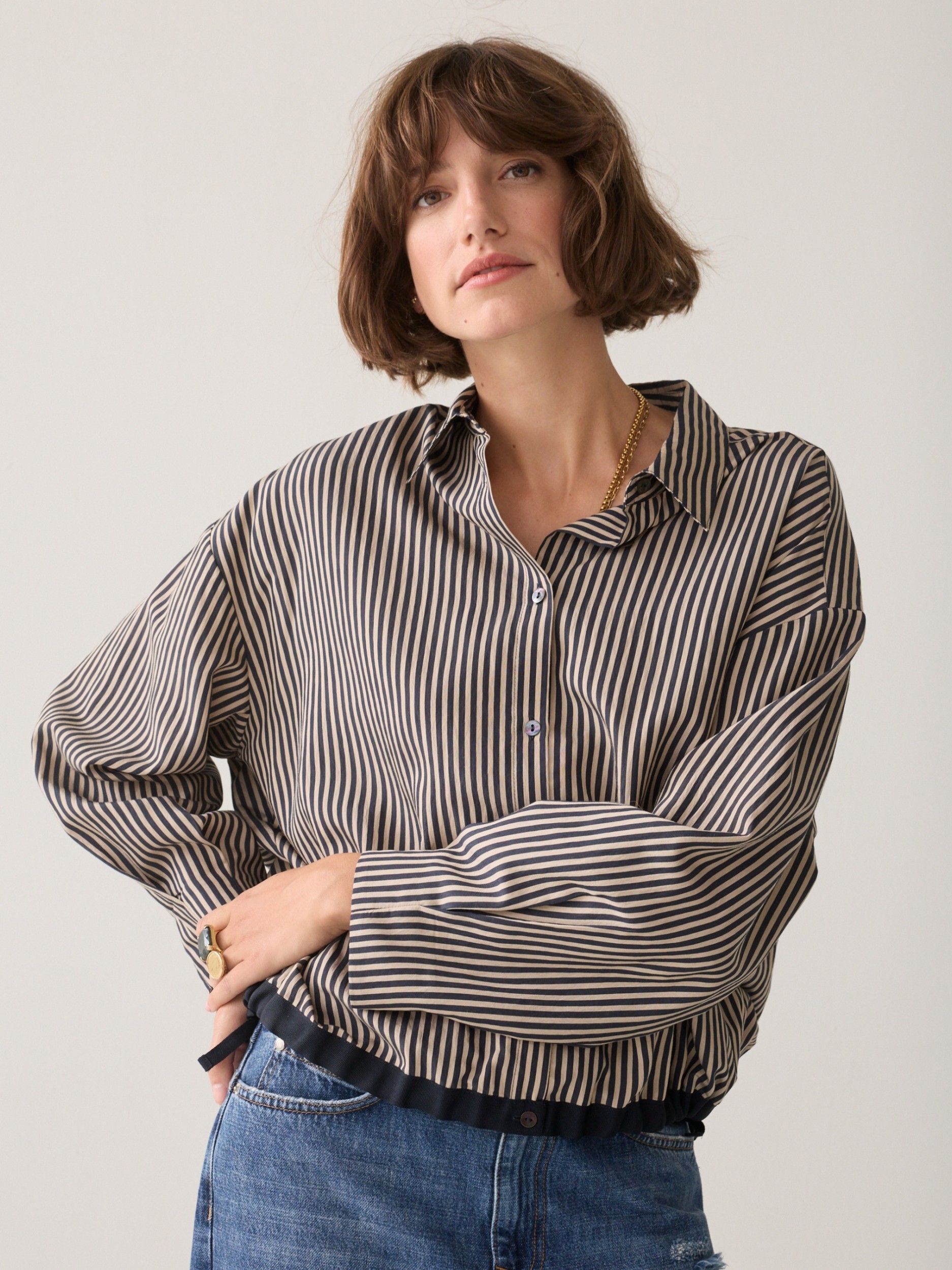 SUMMUM - BLOUSE - Blauw