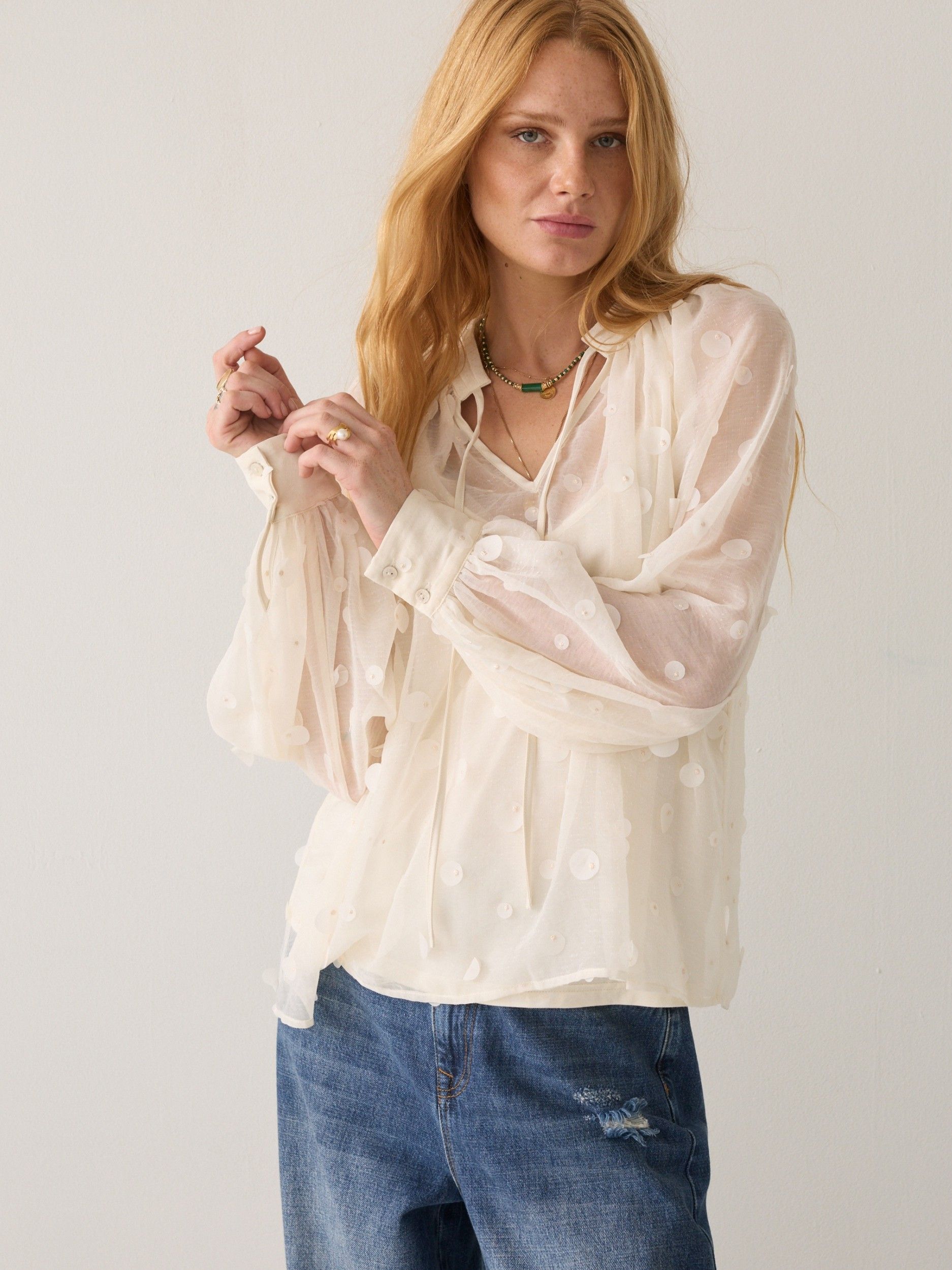 SUMMUM - BLOUSE - Off white