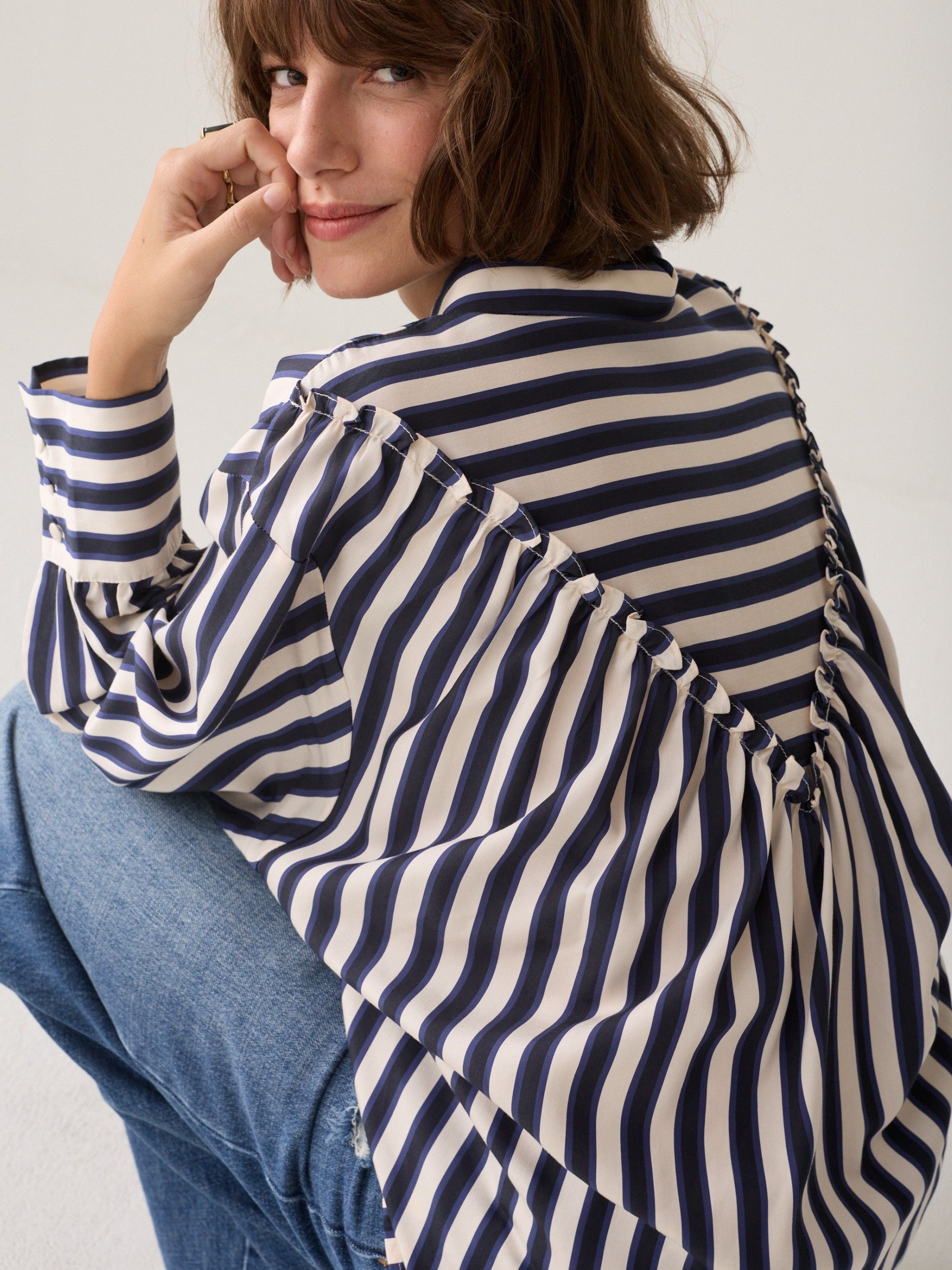 SUMMUM - BLOUSE - Blauw