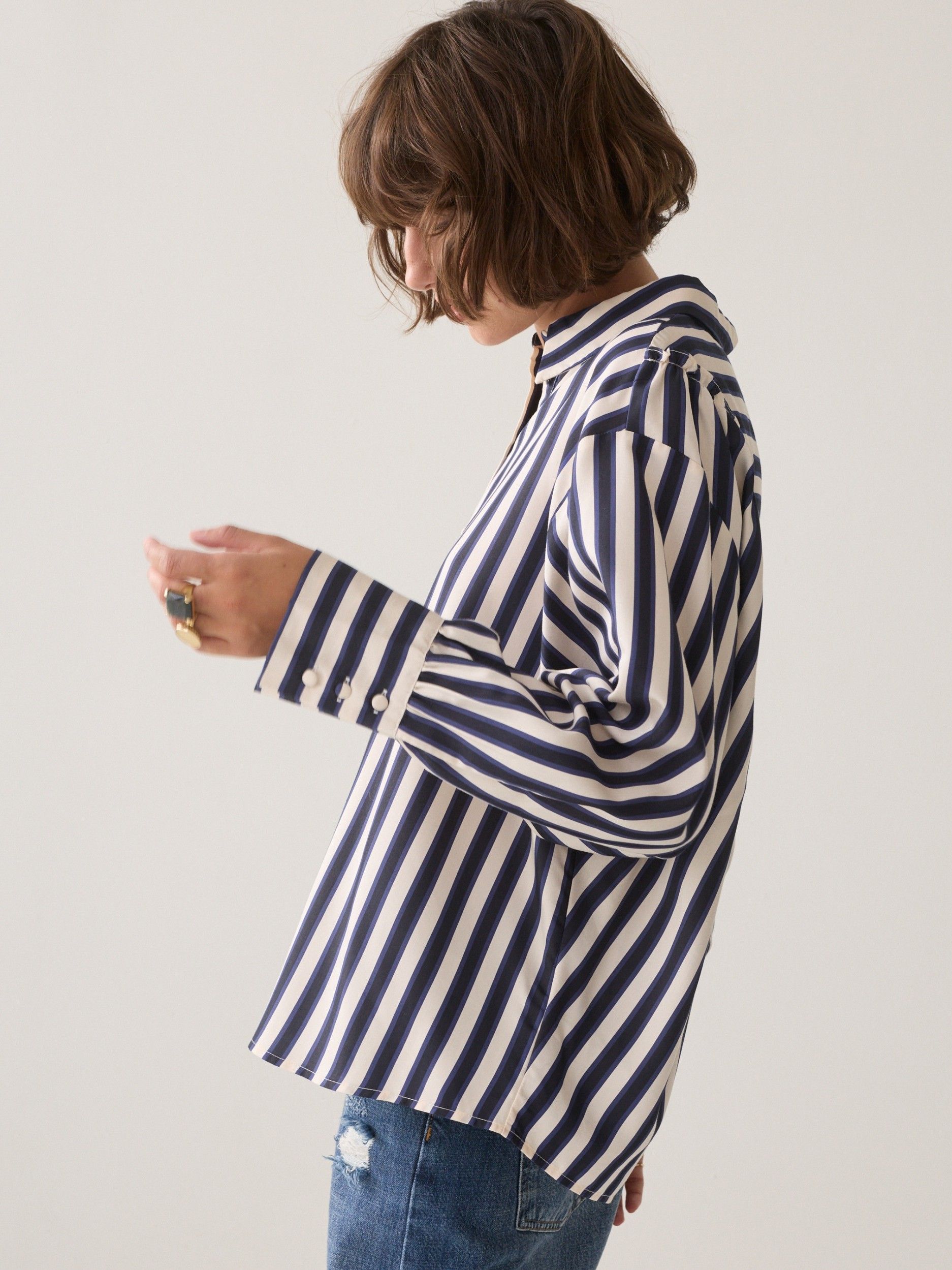 SUMMUM - BLOUSE - Blauw