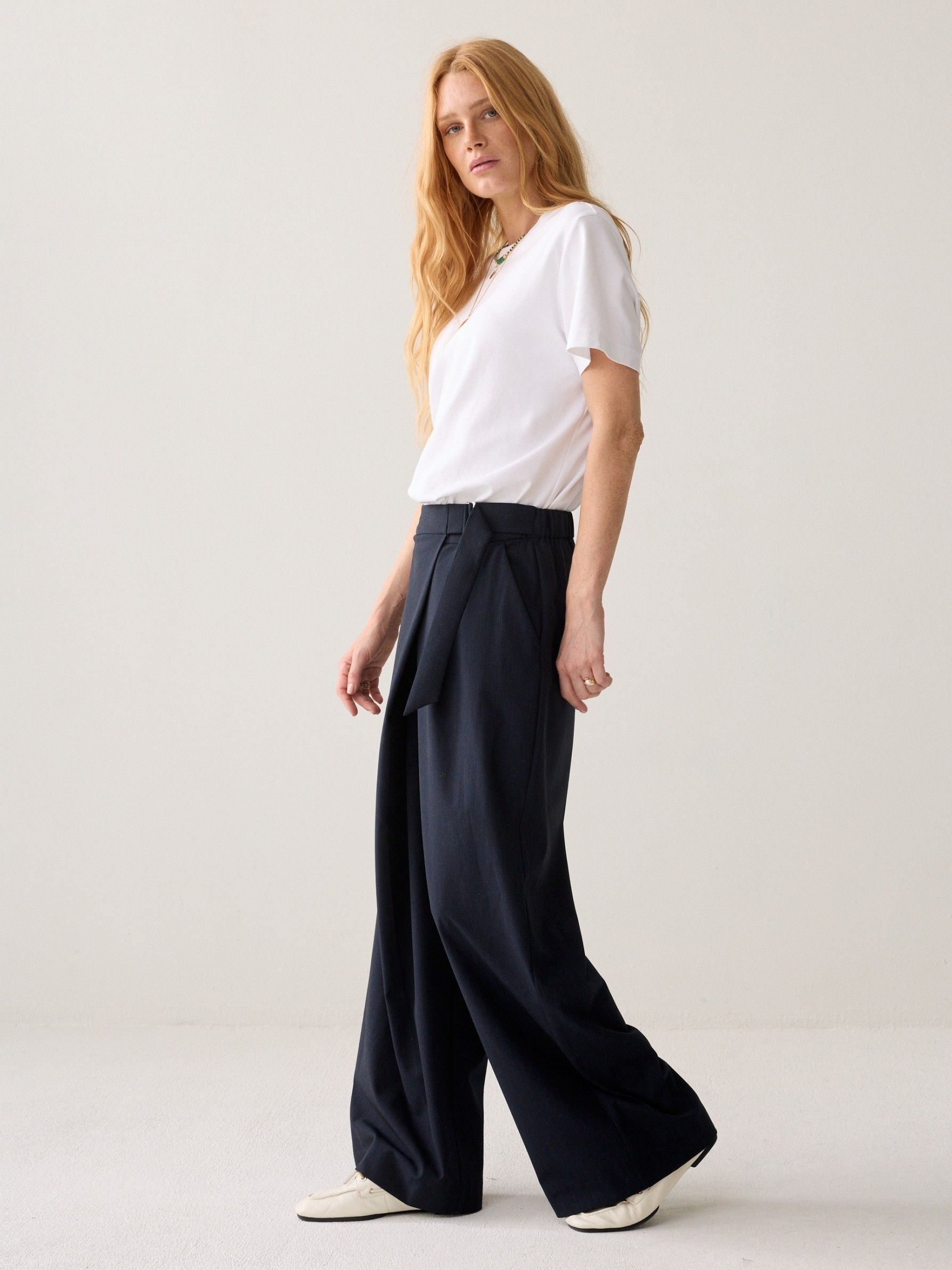 SUMMUM - BROEK - Blauw
