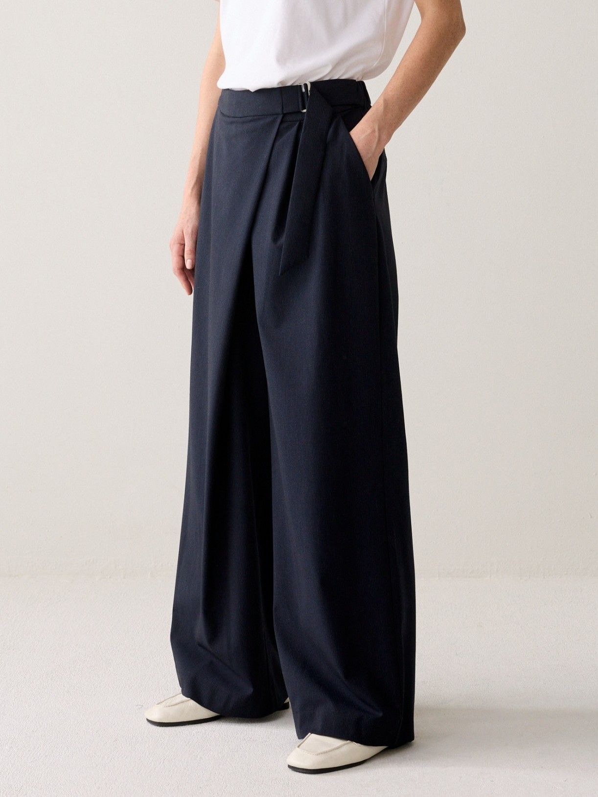 SUMMUM - BROEK - Blauw