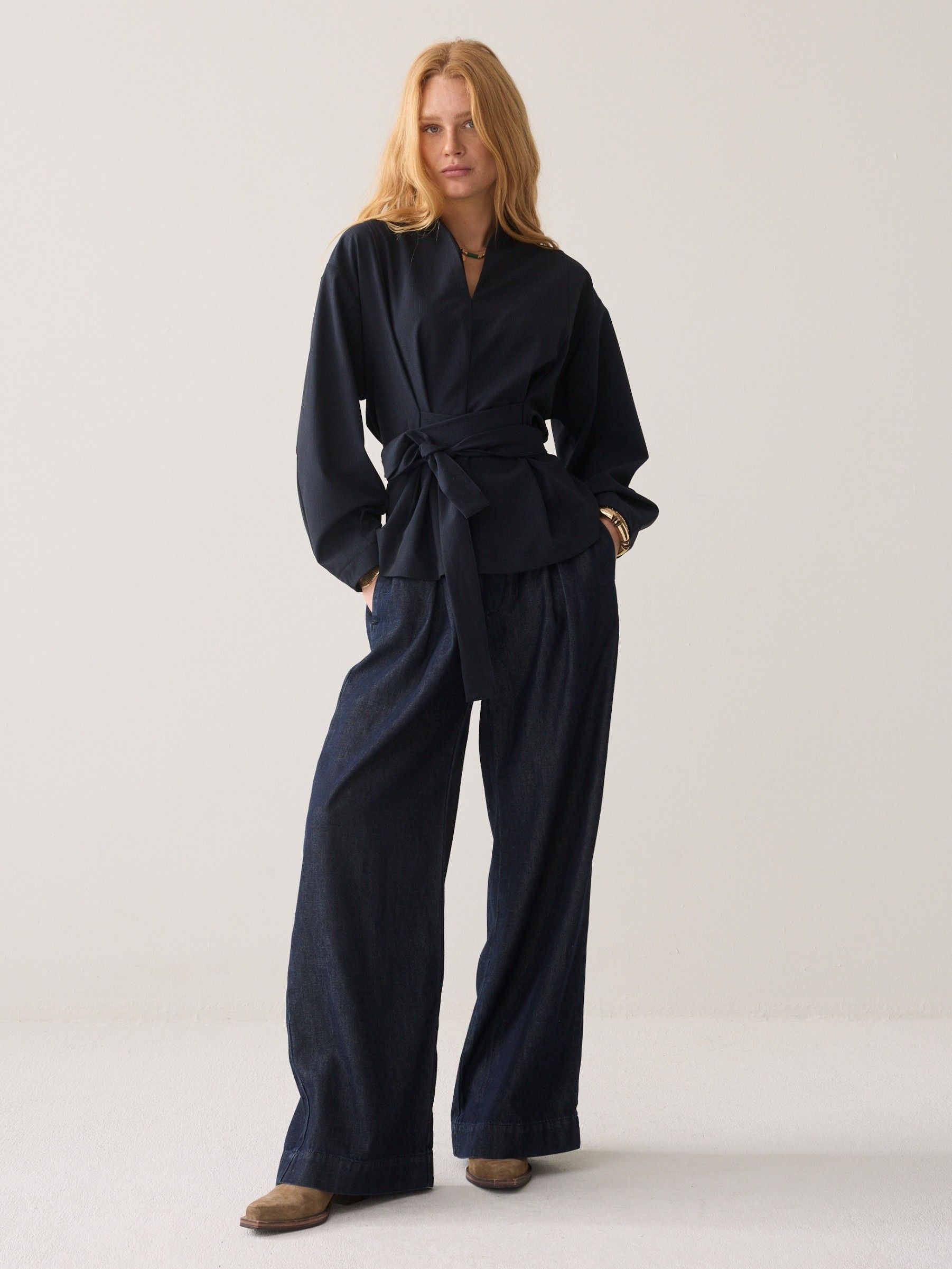 SUMMUM - BLOUSE - Blauw