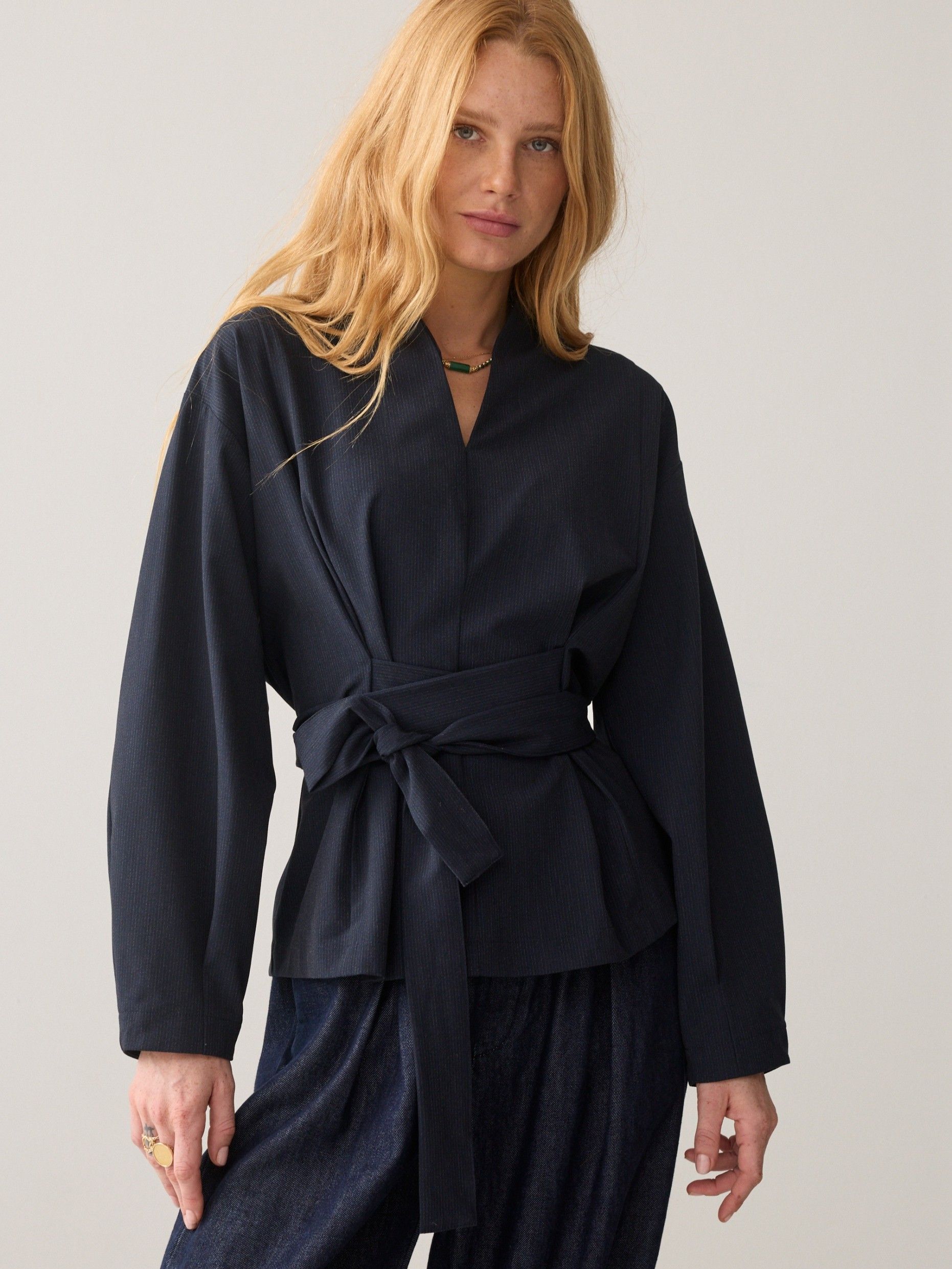 SUMMUM - BLOUSE - Blauw