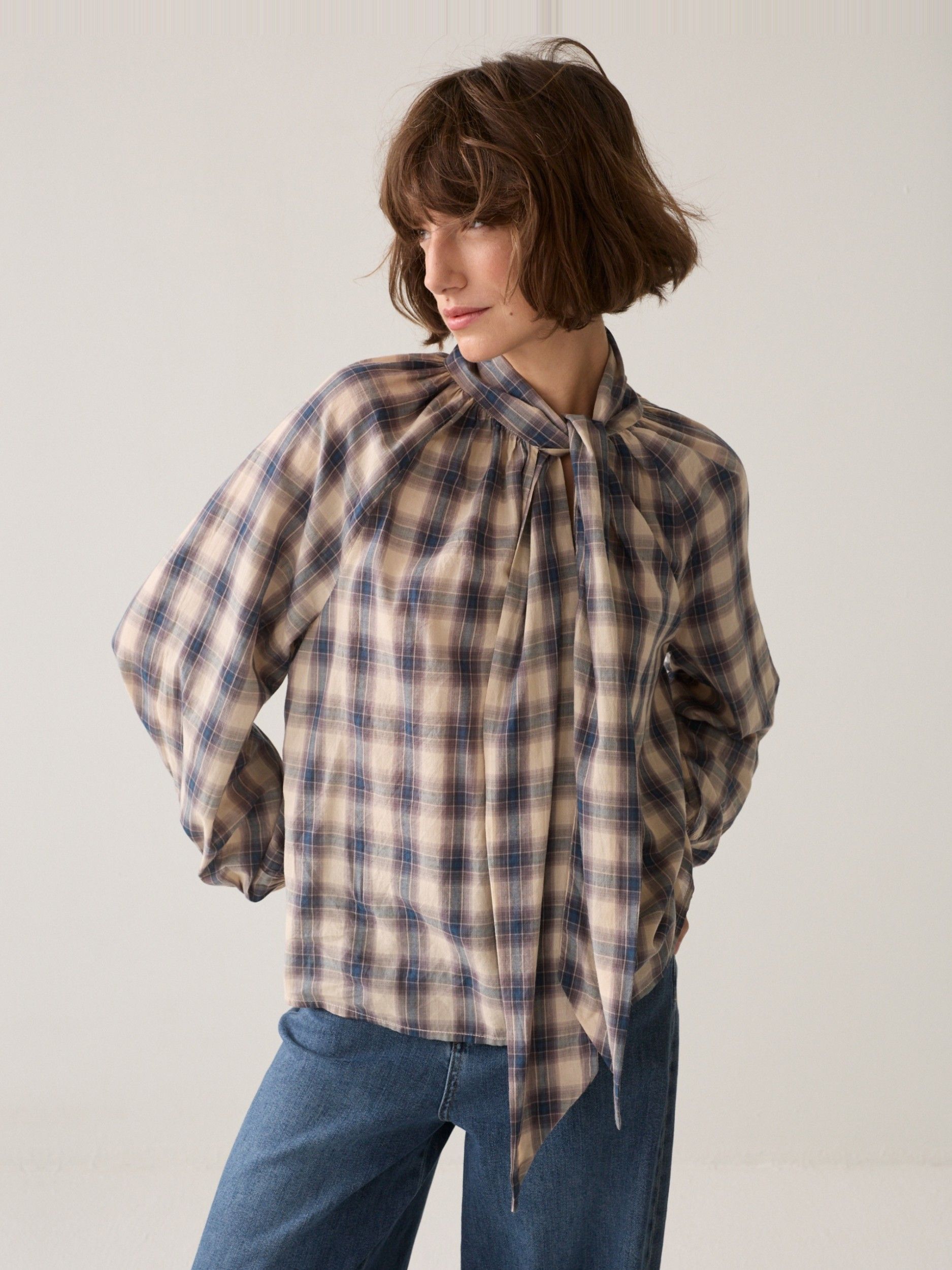 SUMMUM - BLOUSE - Blauw