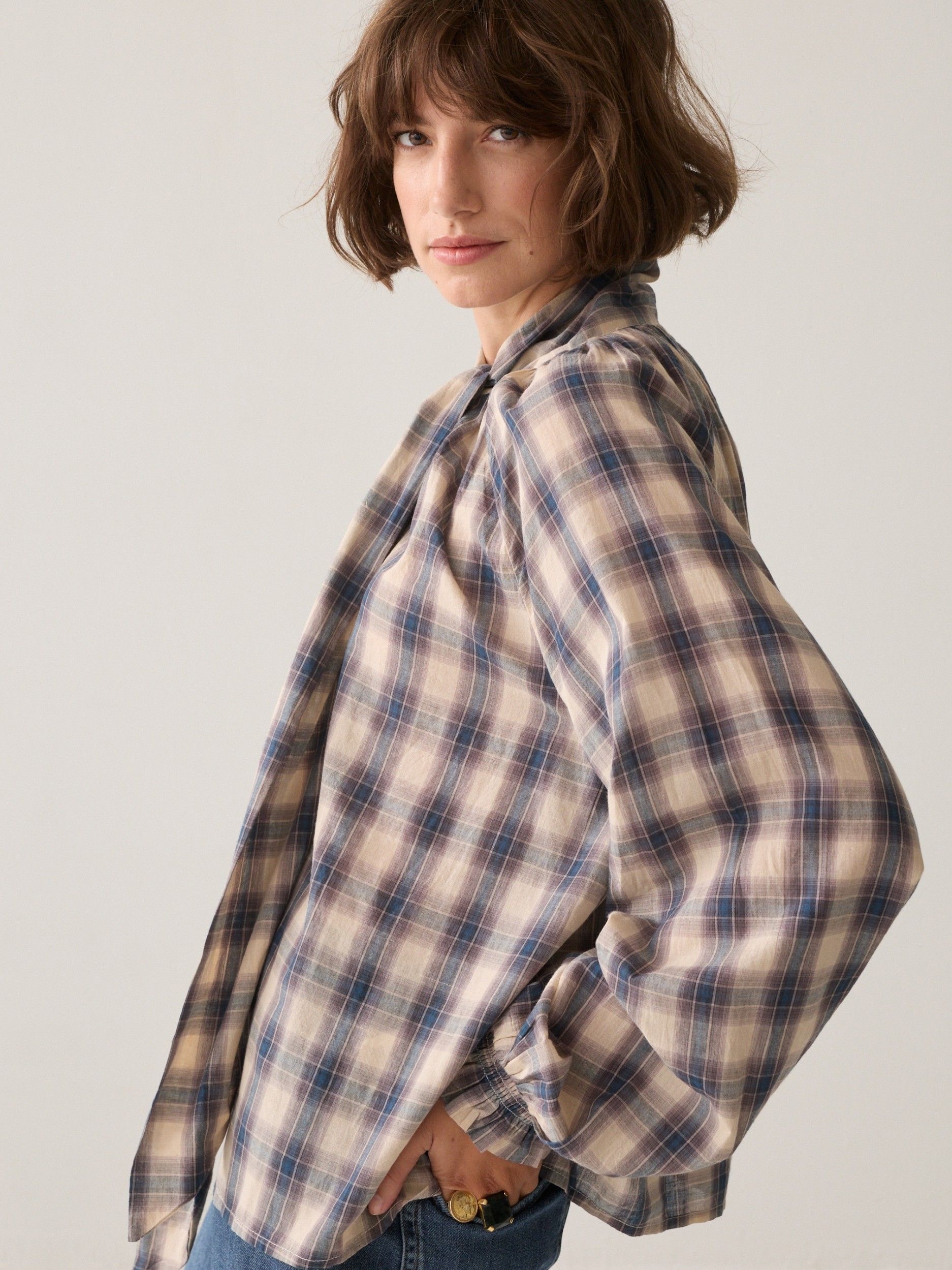 SUMMUM - BLOUSE - Blauw