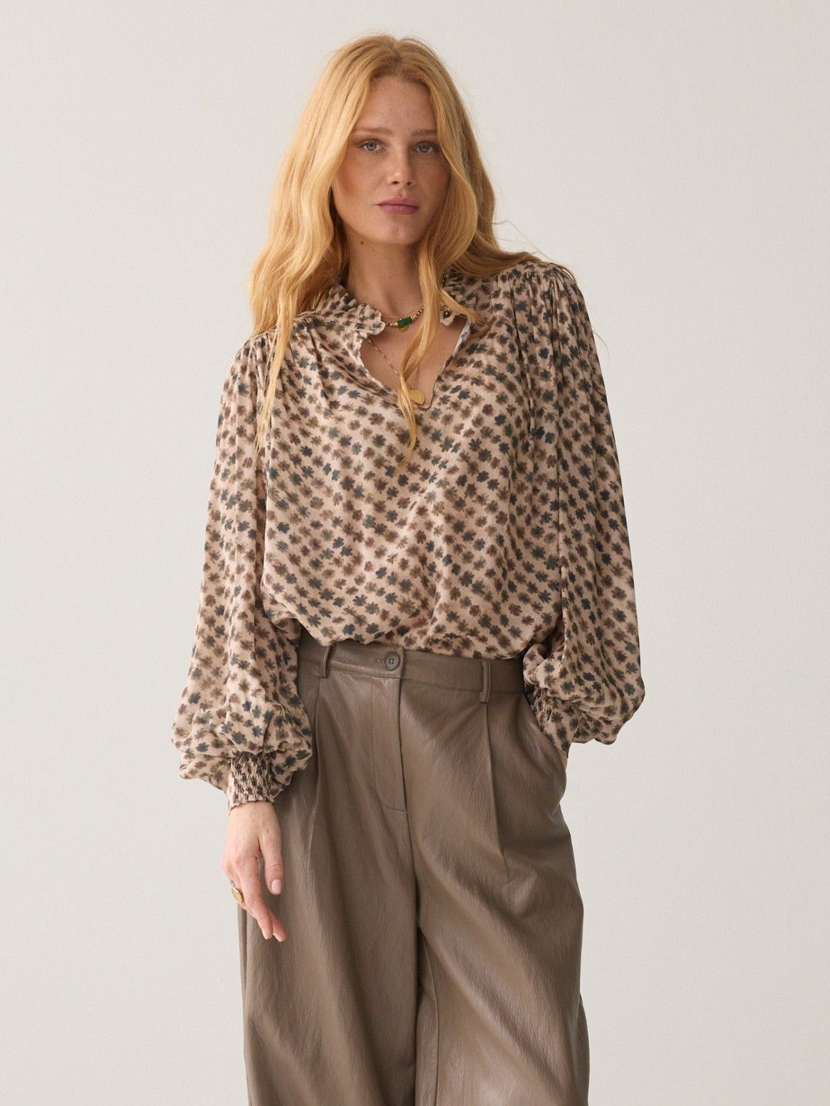 SUMMUM - BLOUSE - Beige