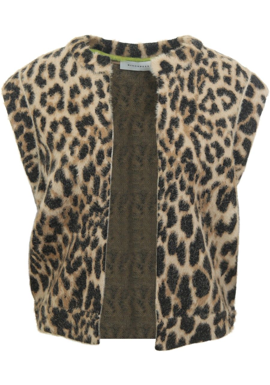 RINO EN PELLE - GILET - Beige