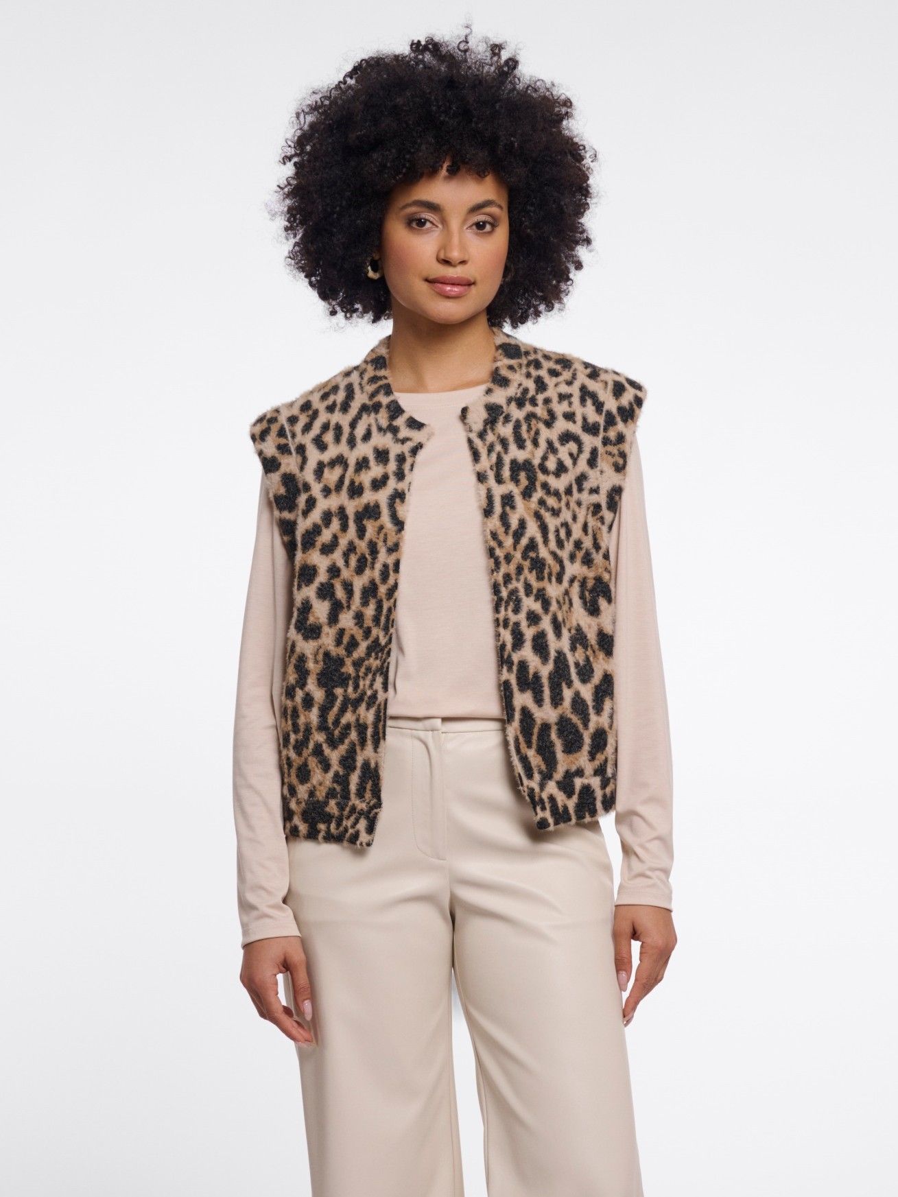 RINO EN PELLE - GILET - Beige