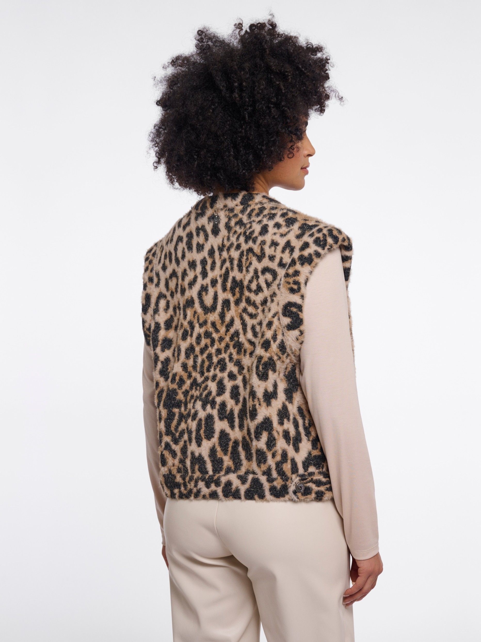 RINO EN PELLE - GILET - Beige