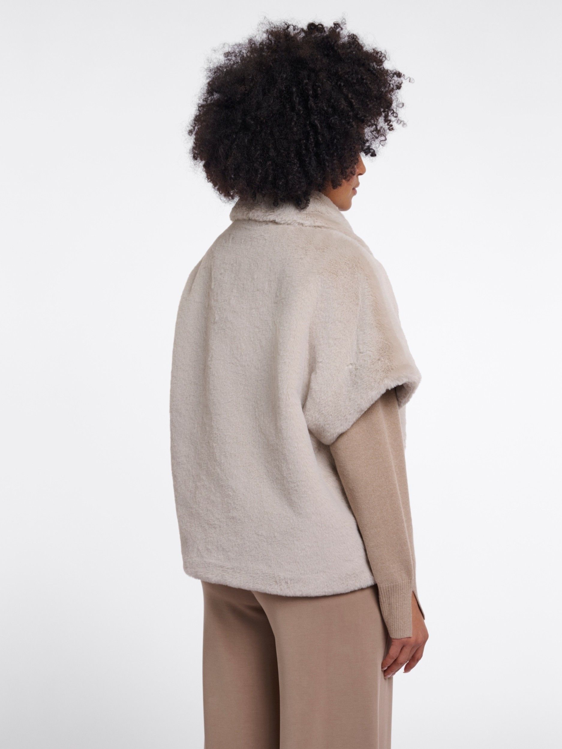 RINO EN PELLE - GILET - Beige