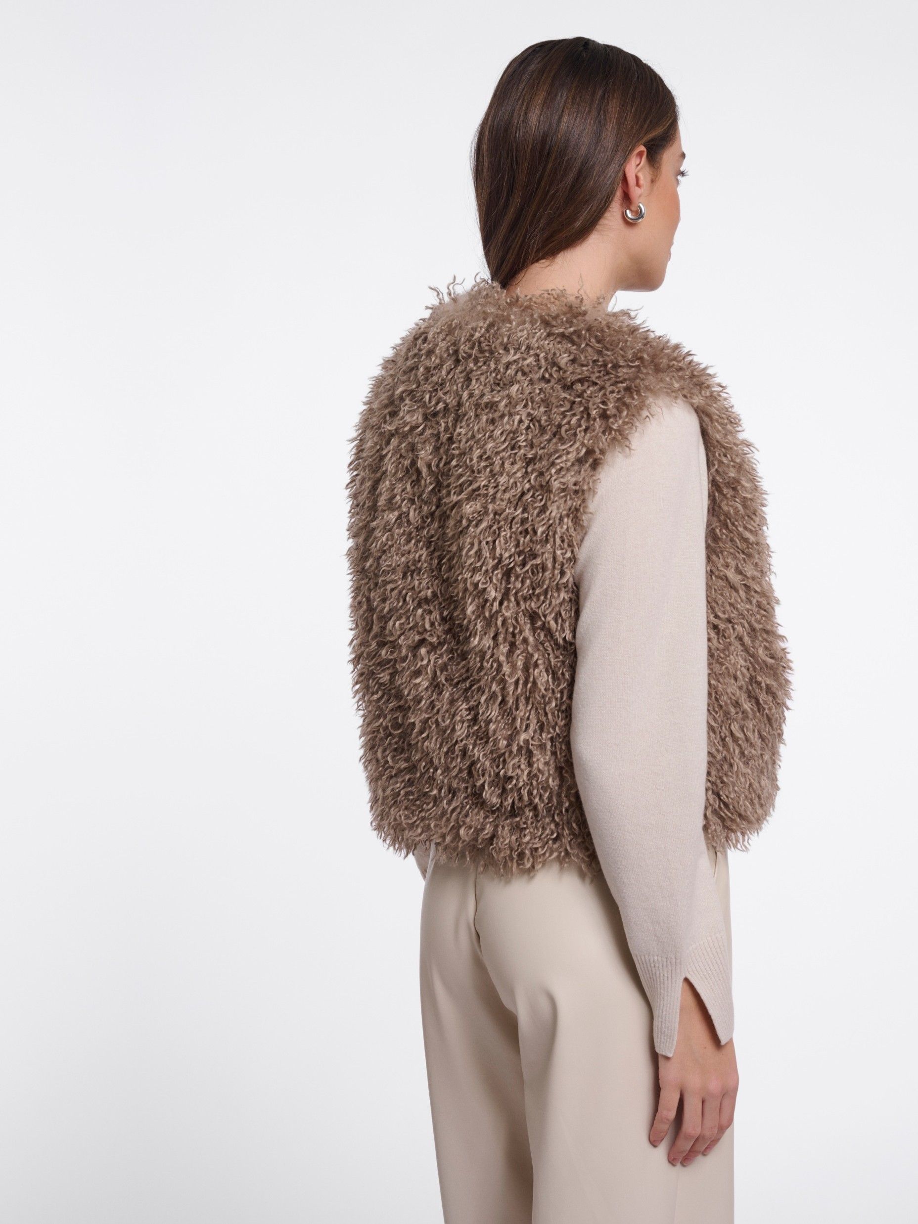 RINO EN PELLE - GILET - Beige