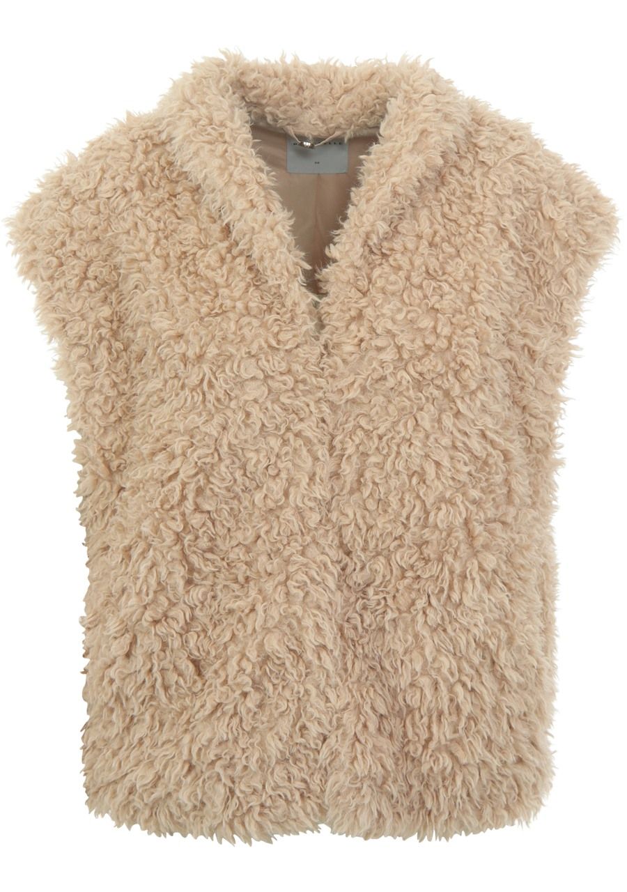 RINO EN PELLE - GILET - Beige