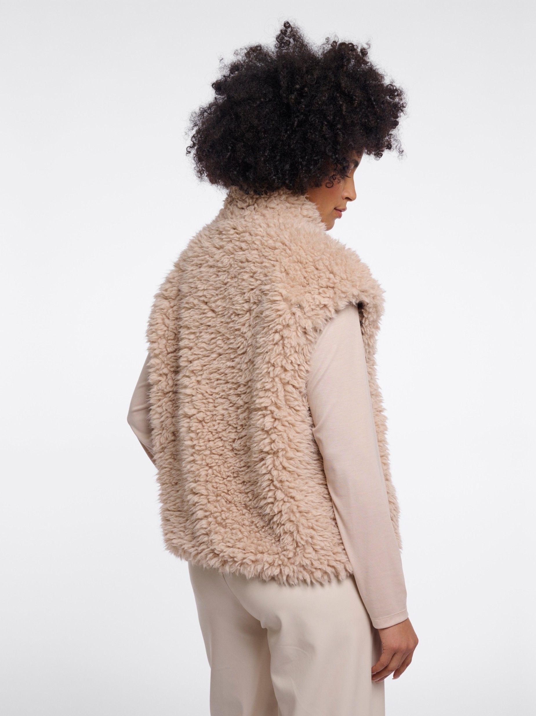 RINO EN PELLE - GILET - Beige