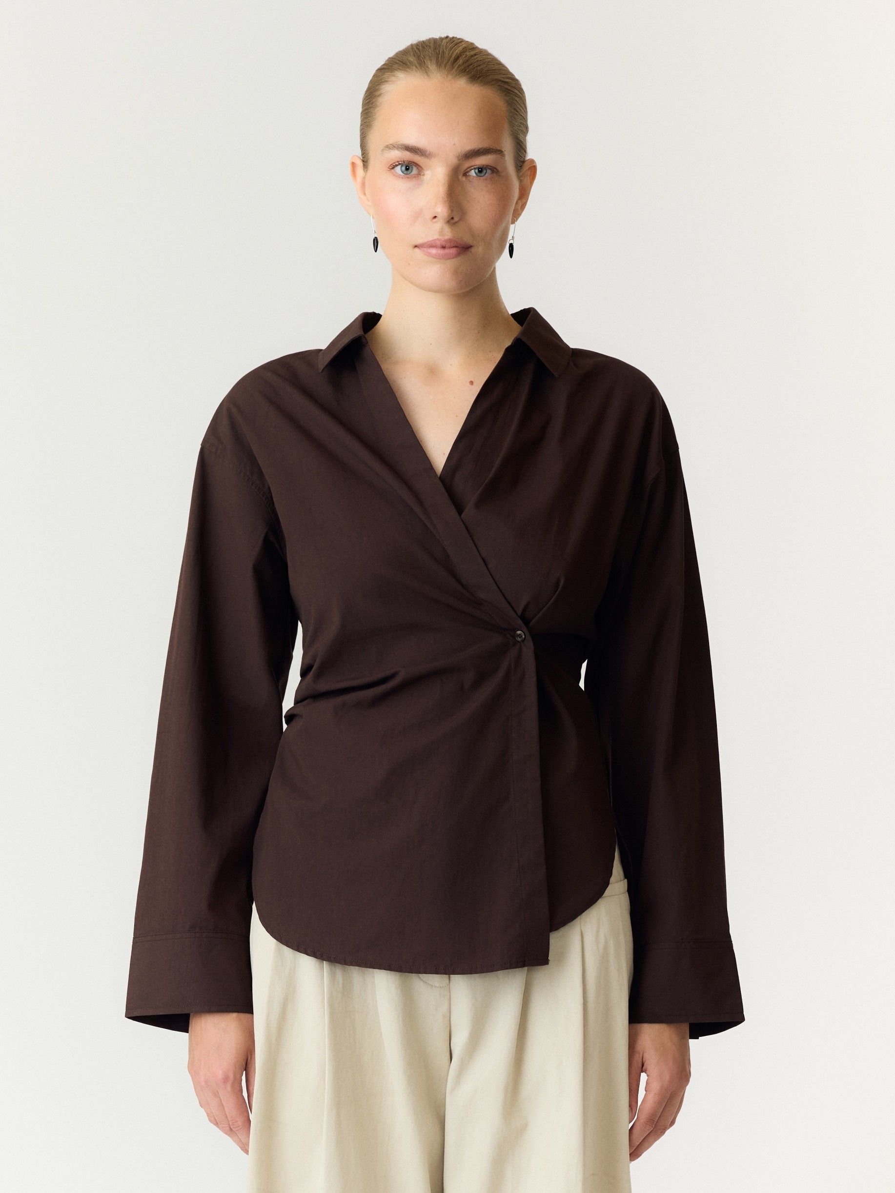 YAS - BLOUSE - Bruin