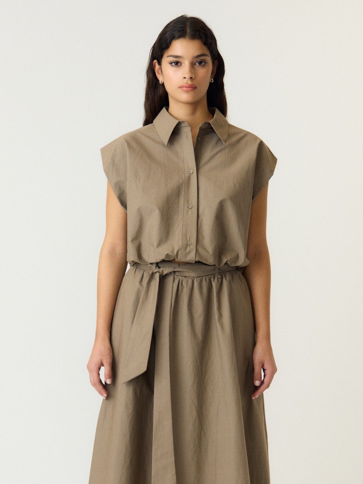 YAS - BLOUSE - Grijs