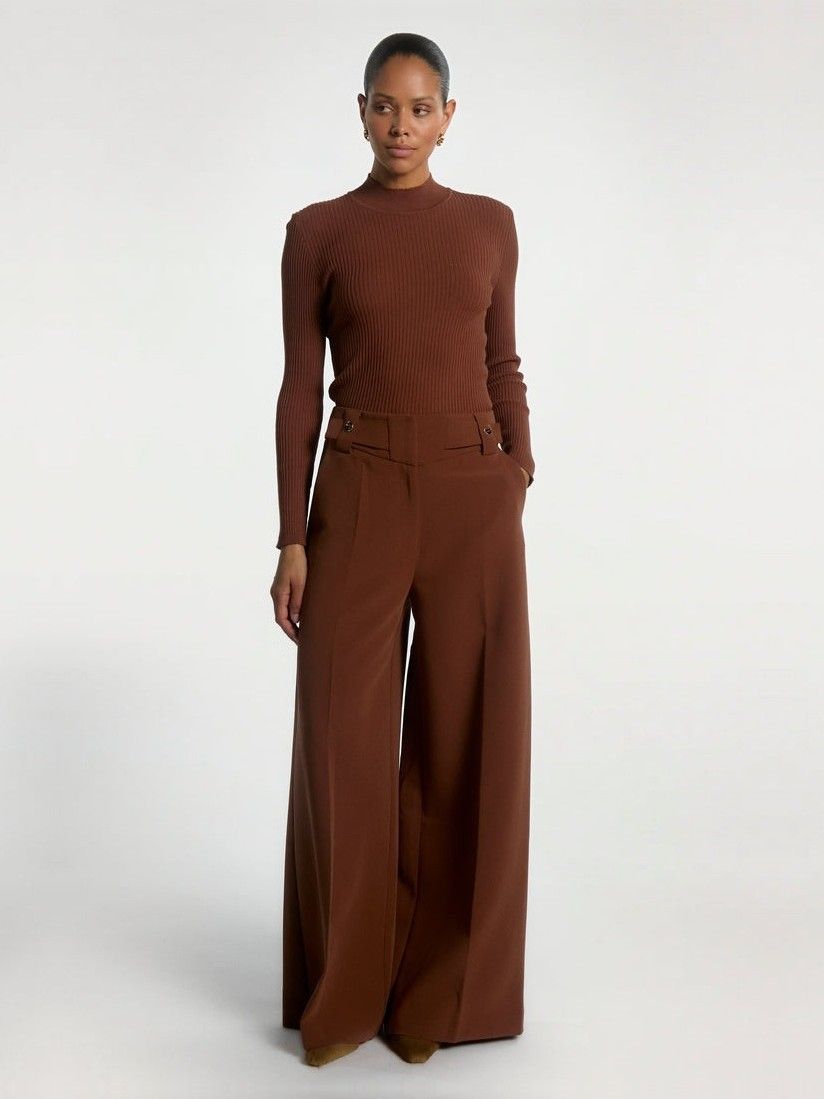 AAIKO - BROEK - Bruin