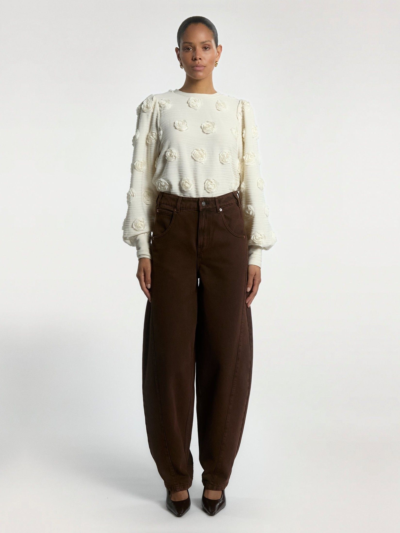 AAIKO - JEANS - Bruin