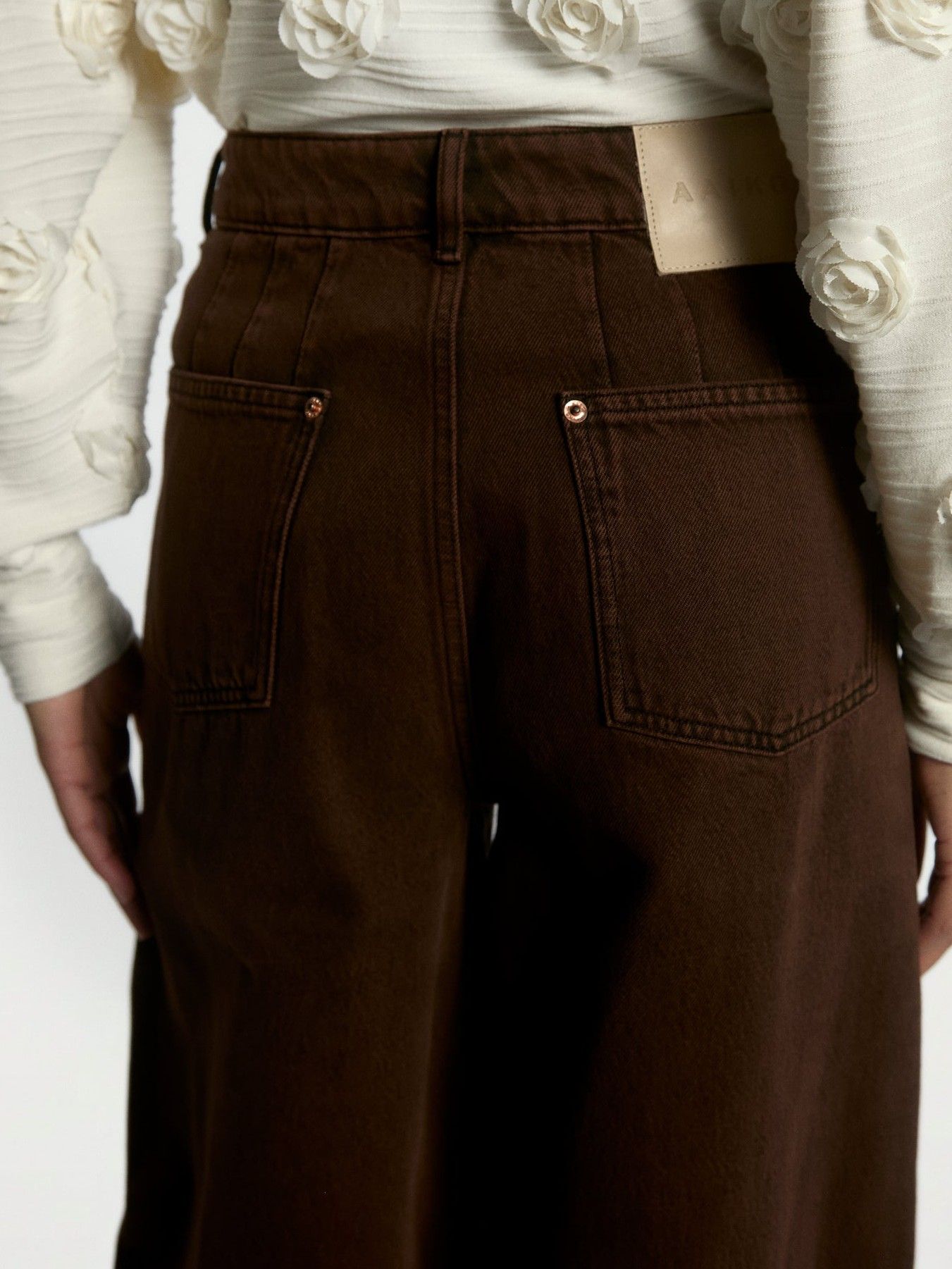 AAIKO - JEANS - Bruin