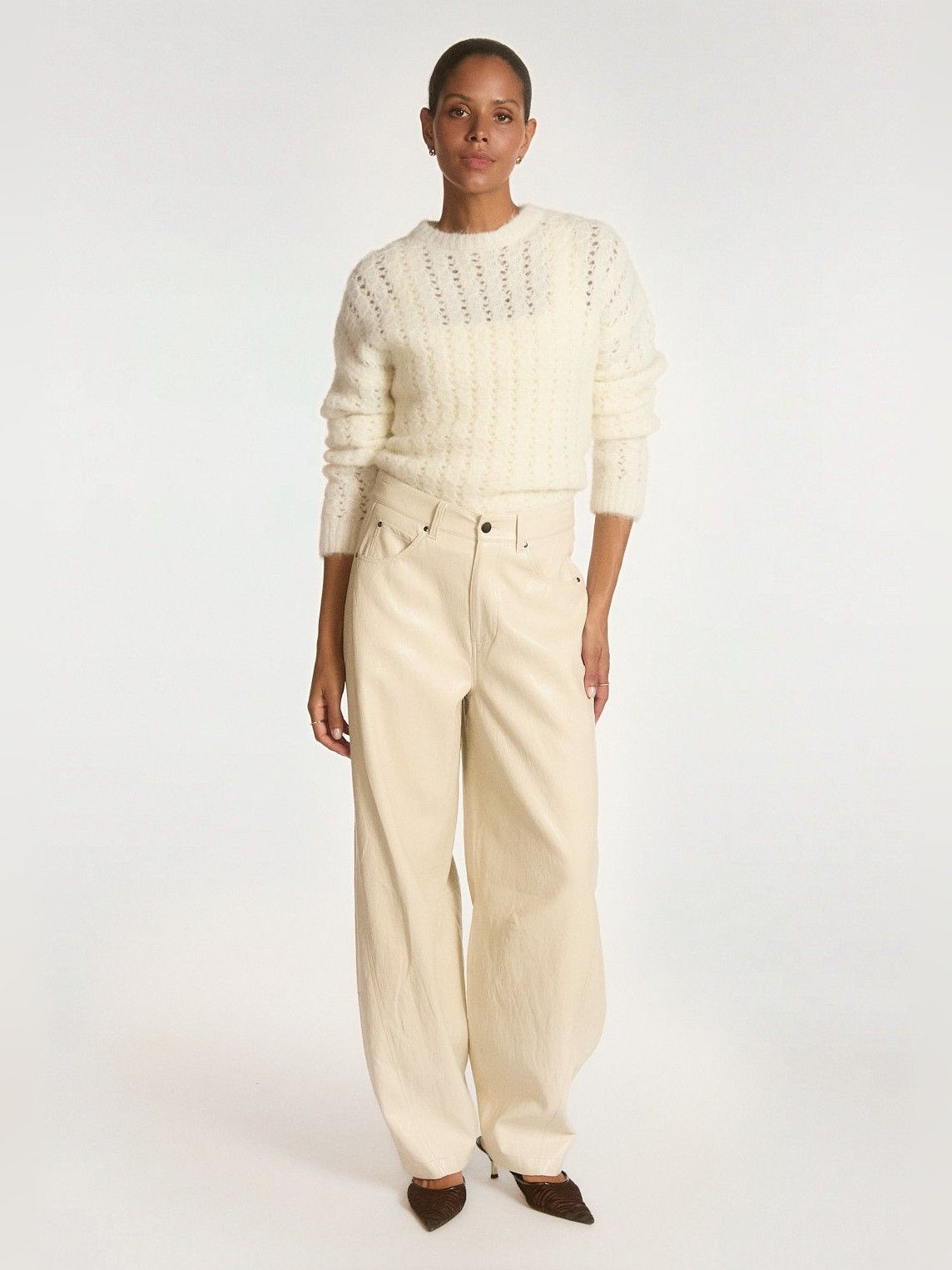 AAIKO - BROEK - Off white