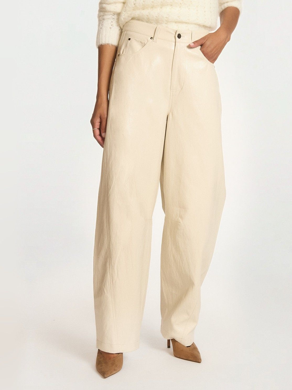 AAIKO - BROEK - Off white