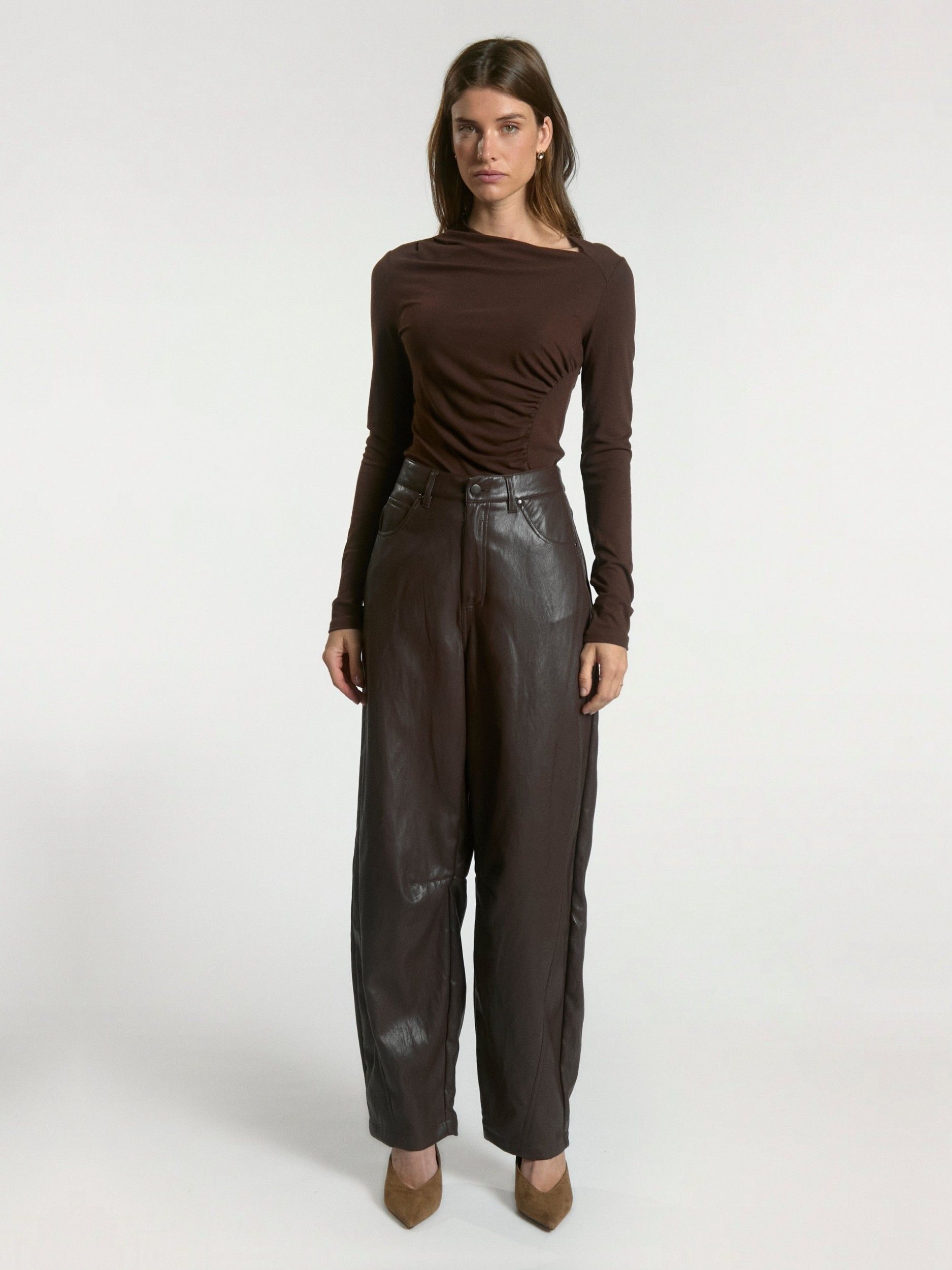 AAIKO - BROEK - Bruin