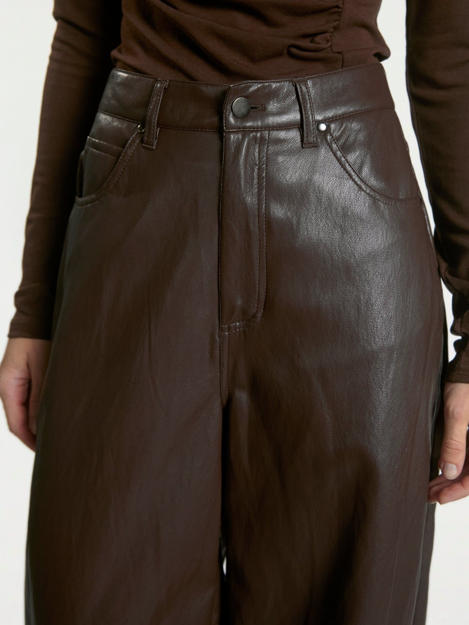 AAIKO - BROEK - Bruin
